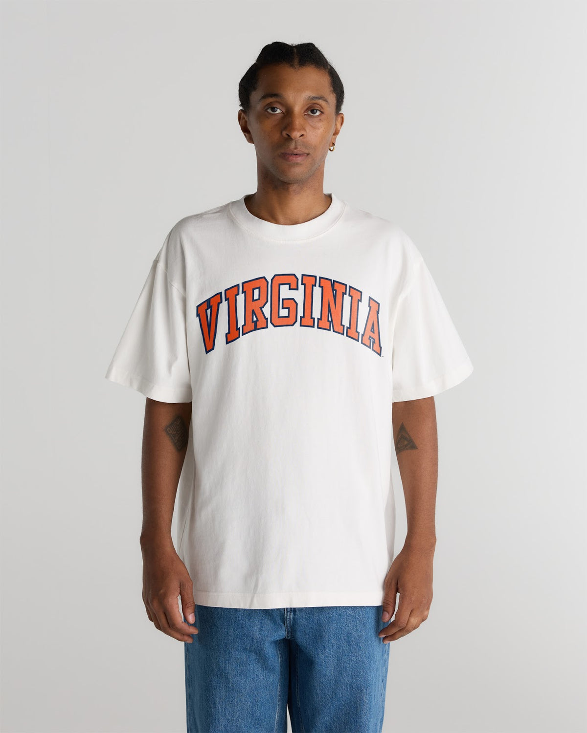Virginia Heavyweight Washed Campus Tee