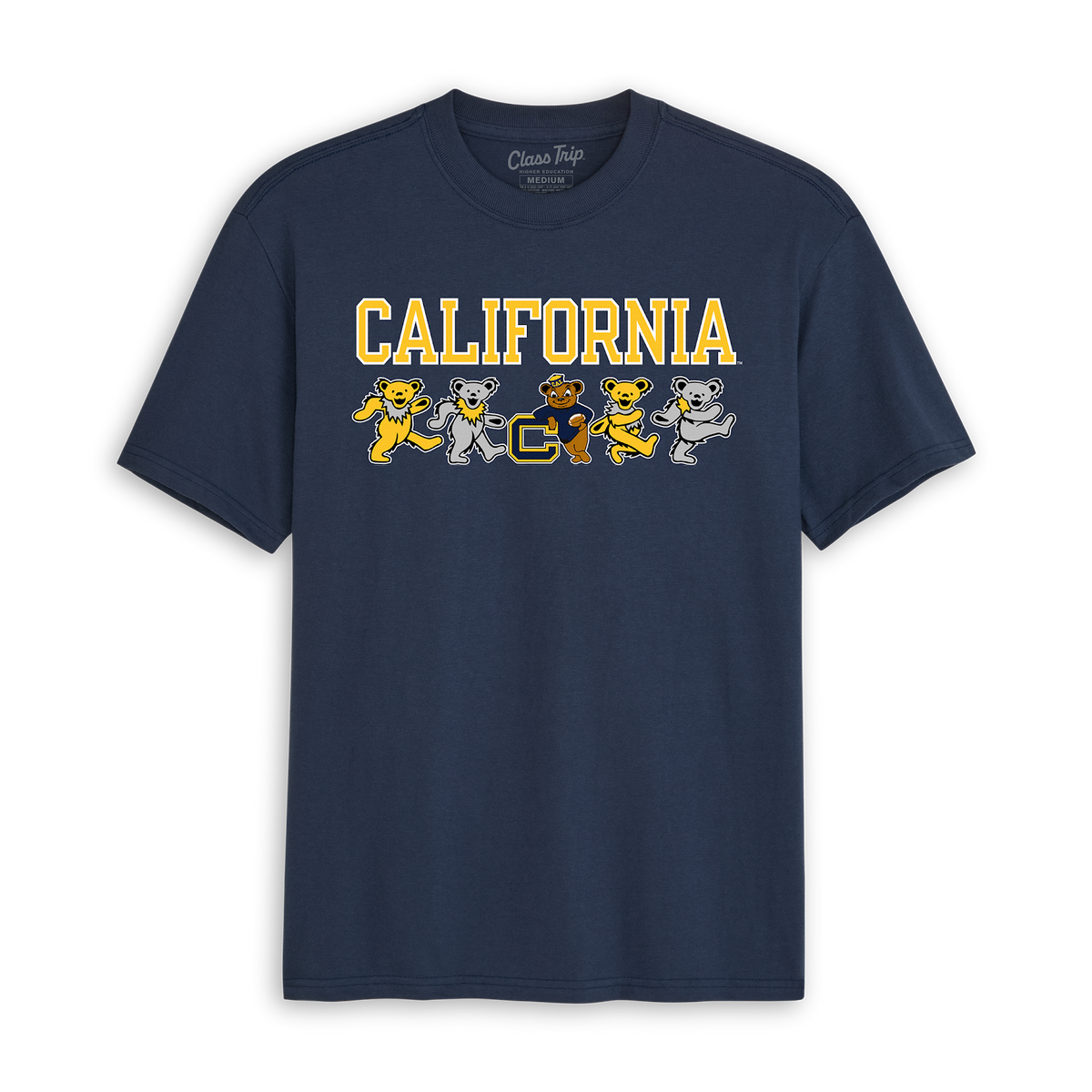 Cal Berkeley x Grateful Dead Mascot Bears Tee