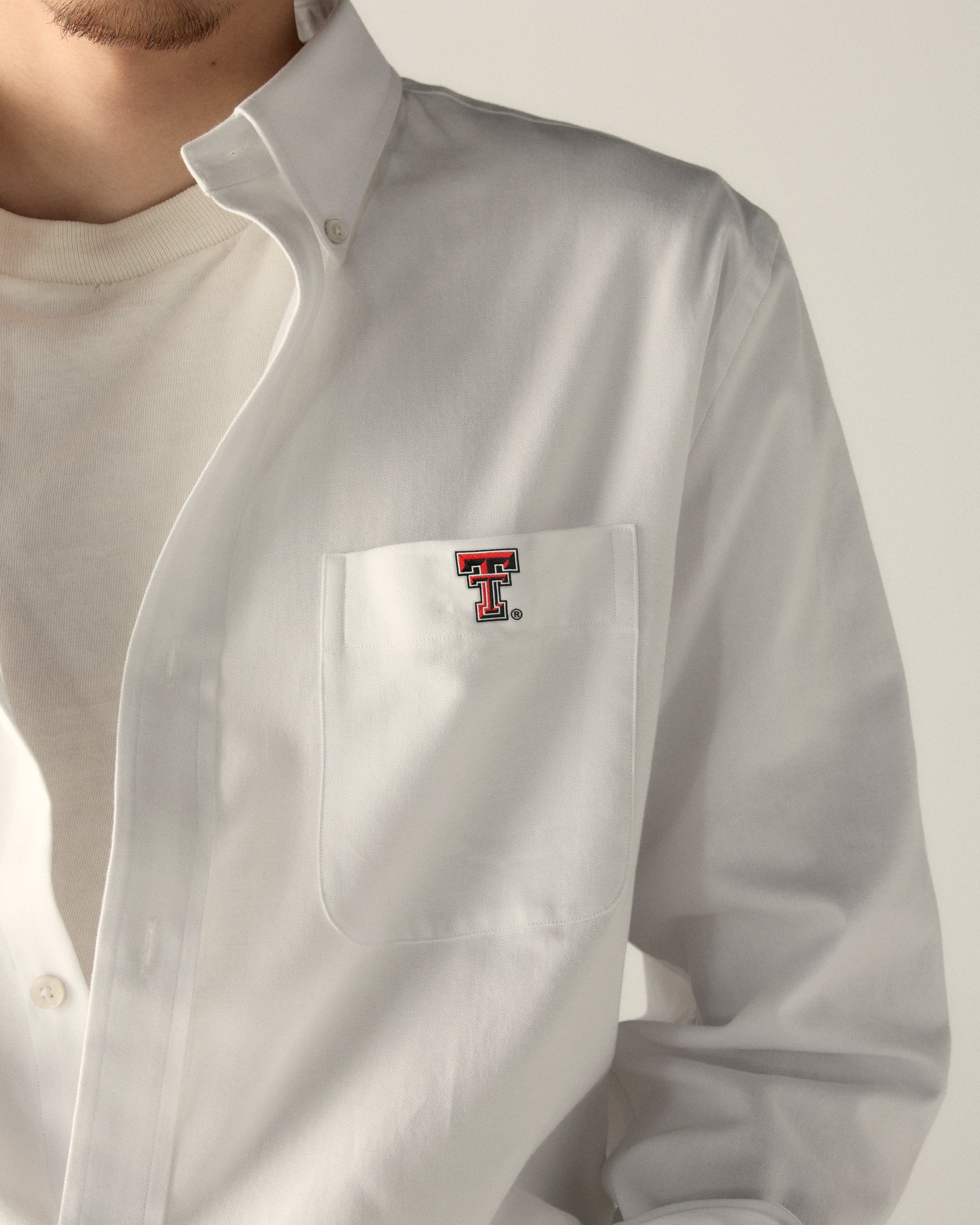 Texas Tech Men's Cotton Oxford