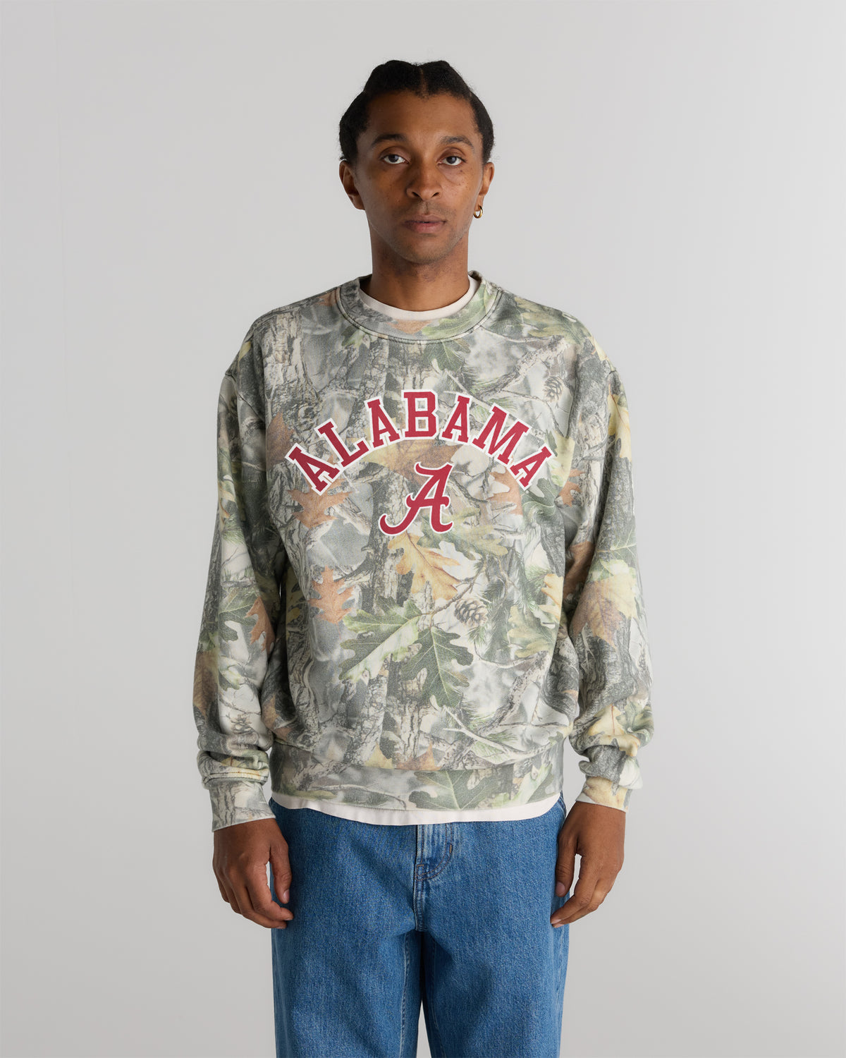 Alabama Heavyweight Campus Camo Crewneck