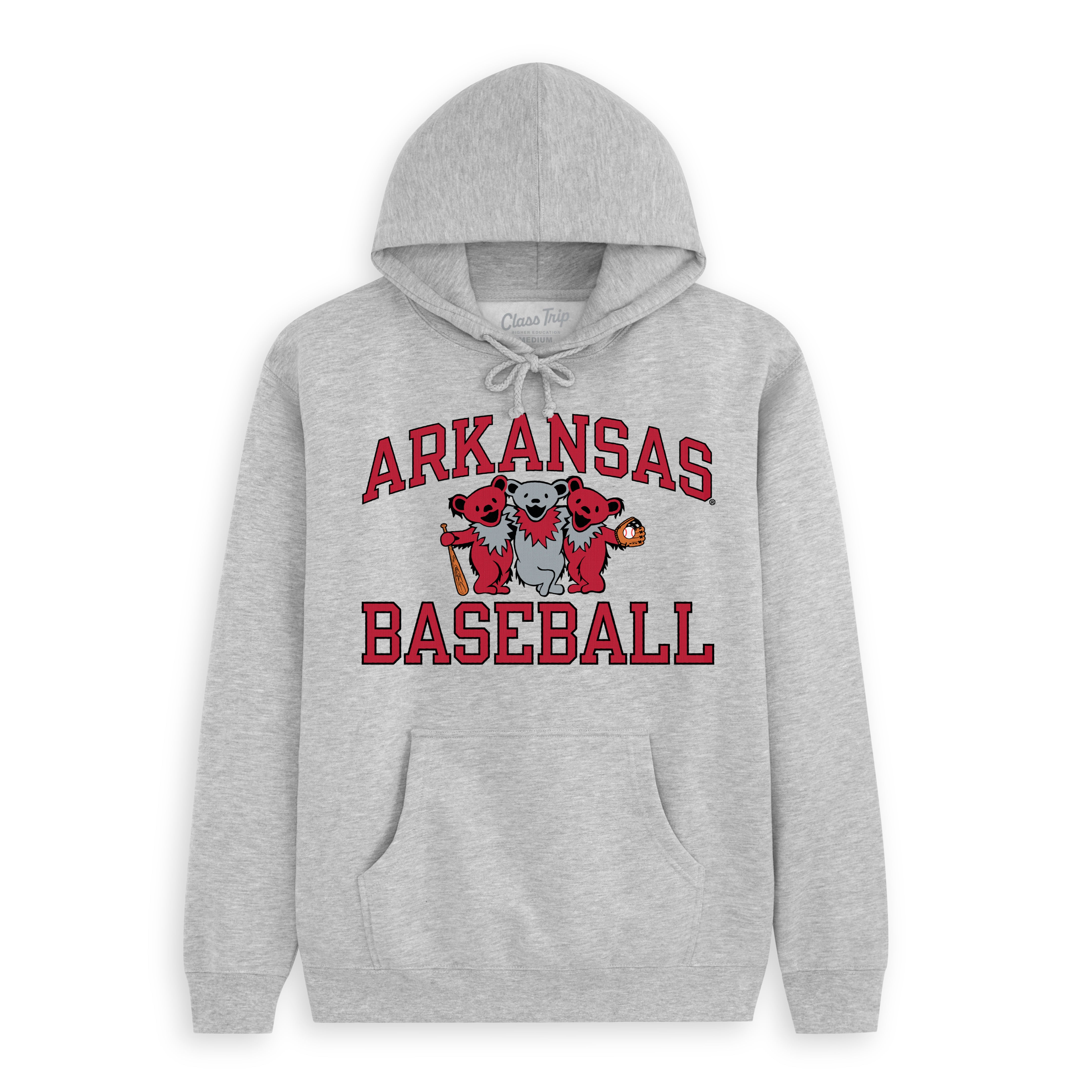 Arkansas x Grateful Dead Baseball Bear Friends Hoodie