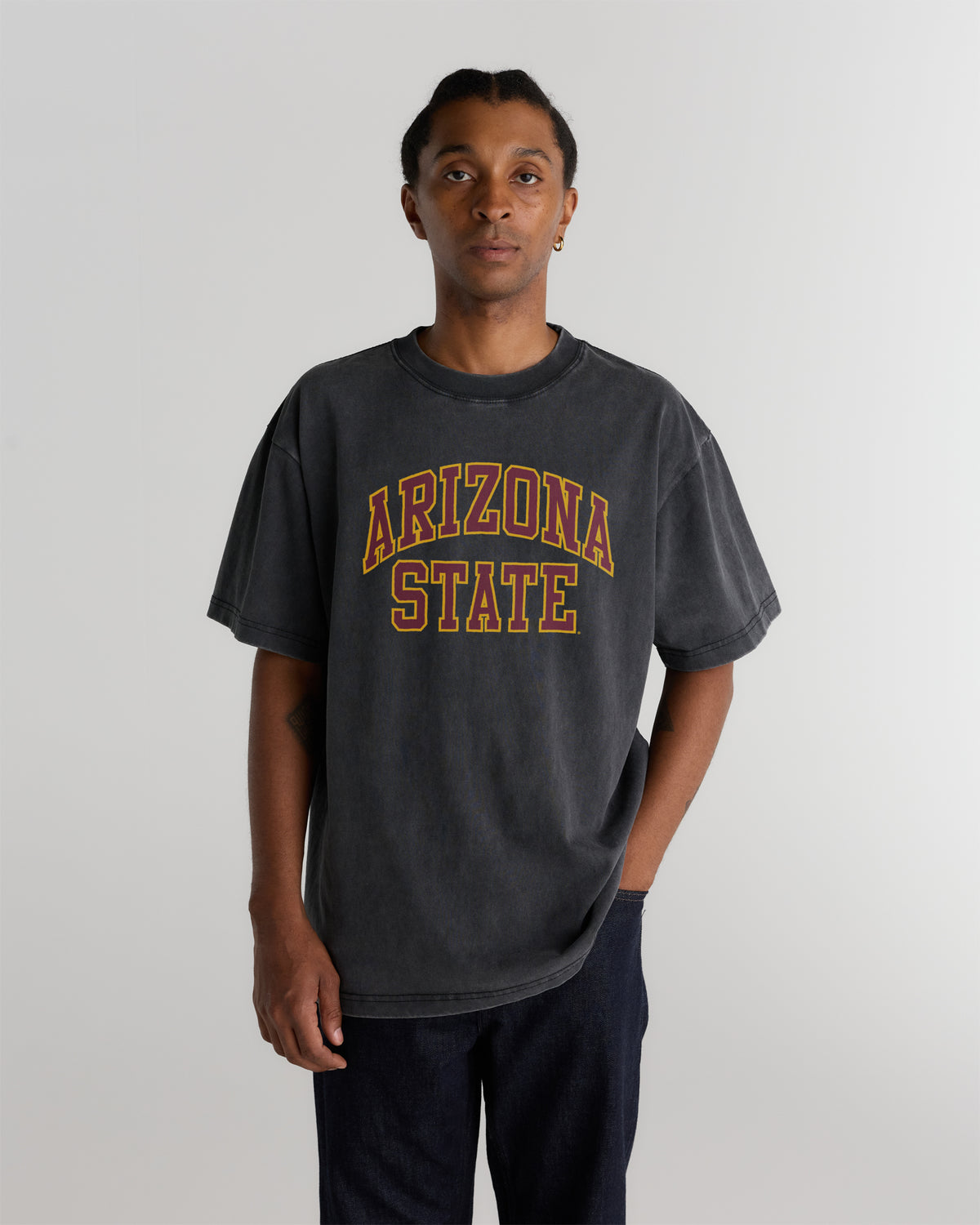 Arizona State Heavyweight Washed Campus Tee