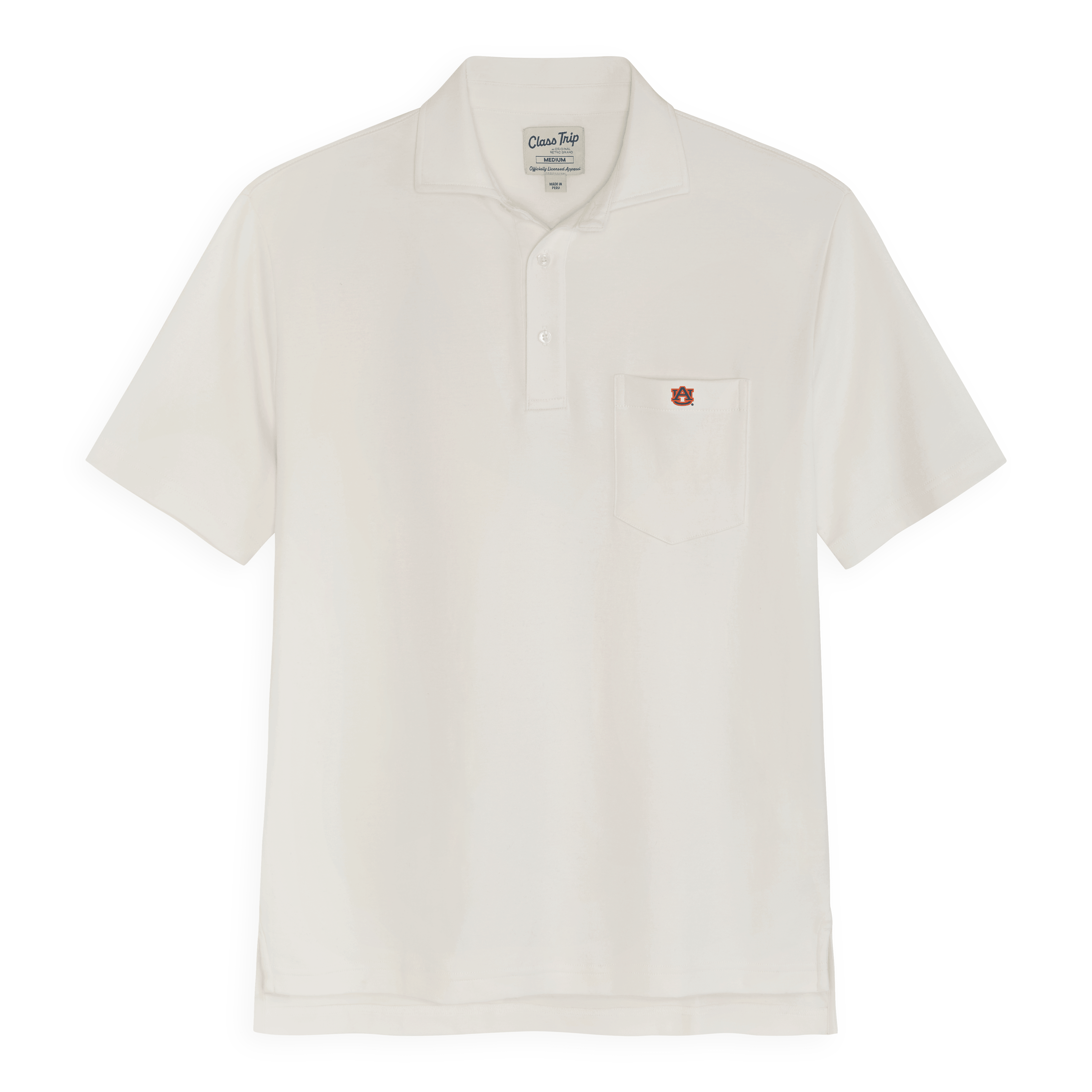 Auburn Organic Cotton Pocket Polo