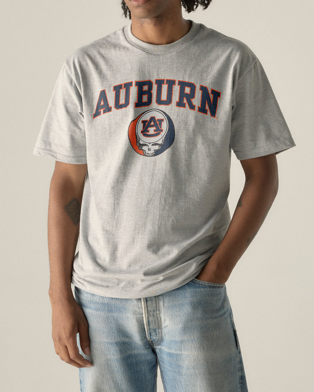 Auburn x Grateful Dead Steal Your Face Arch Tee