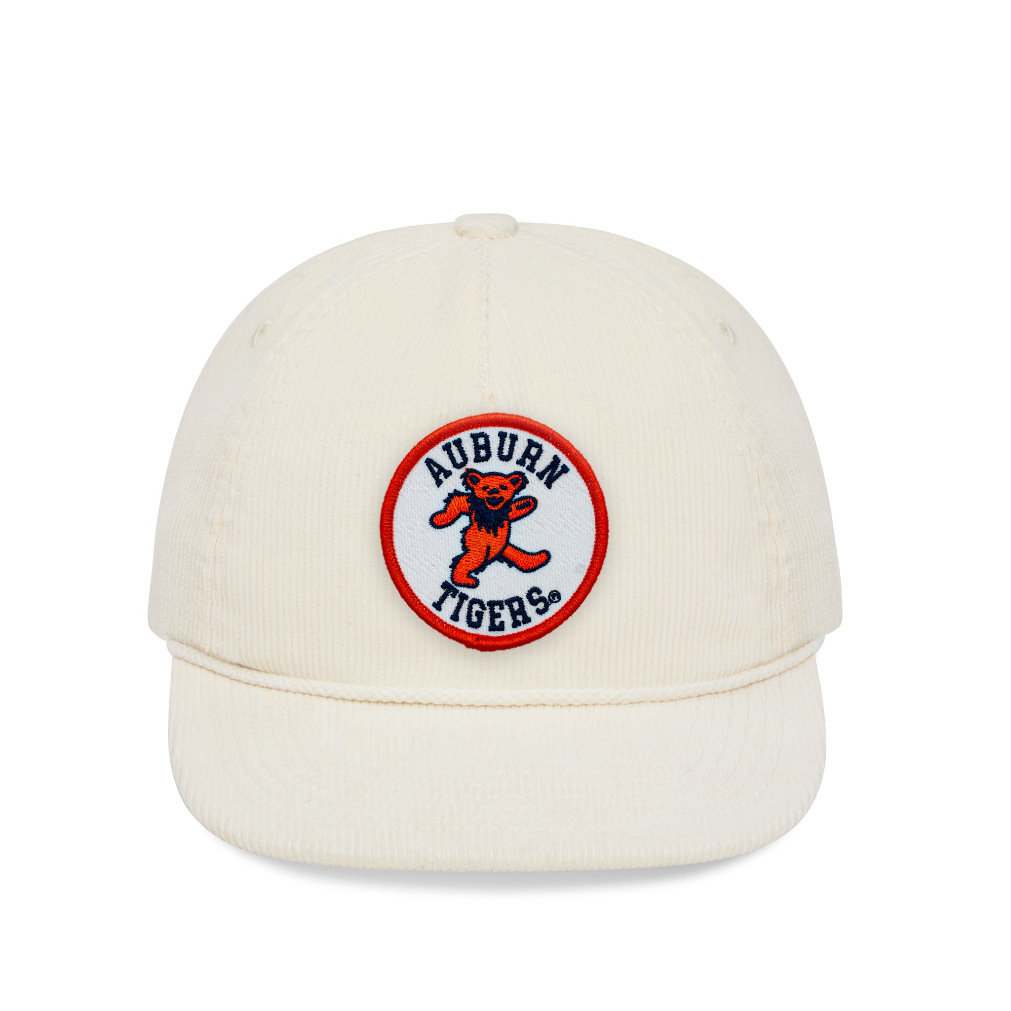 Auburn x Grateful Dead Bear Patch Cord Hat