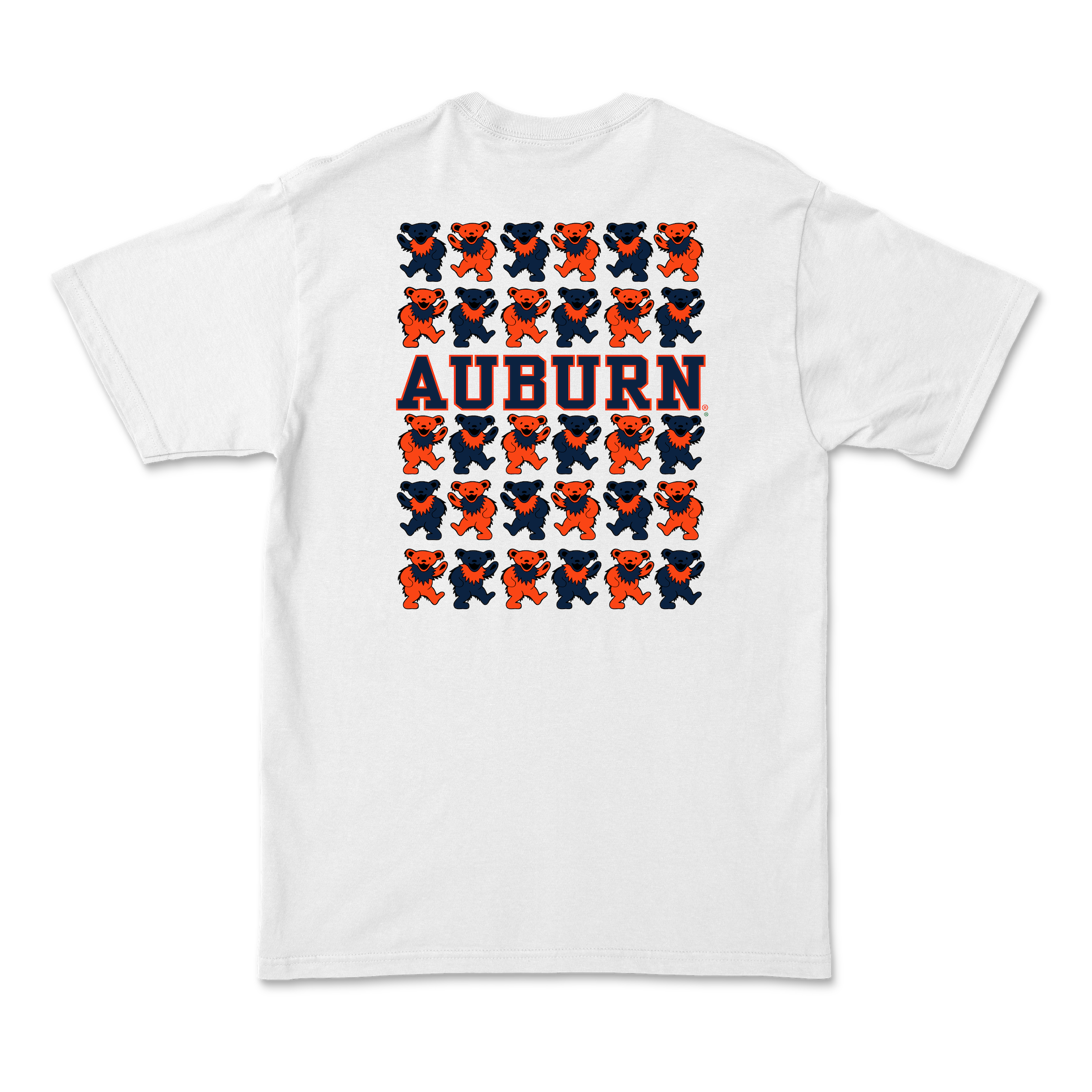 Auburn x Grateful Dead Stacked Bears Tee