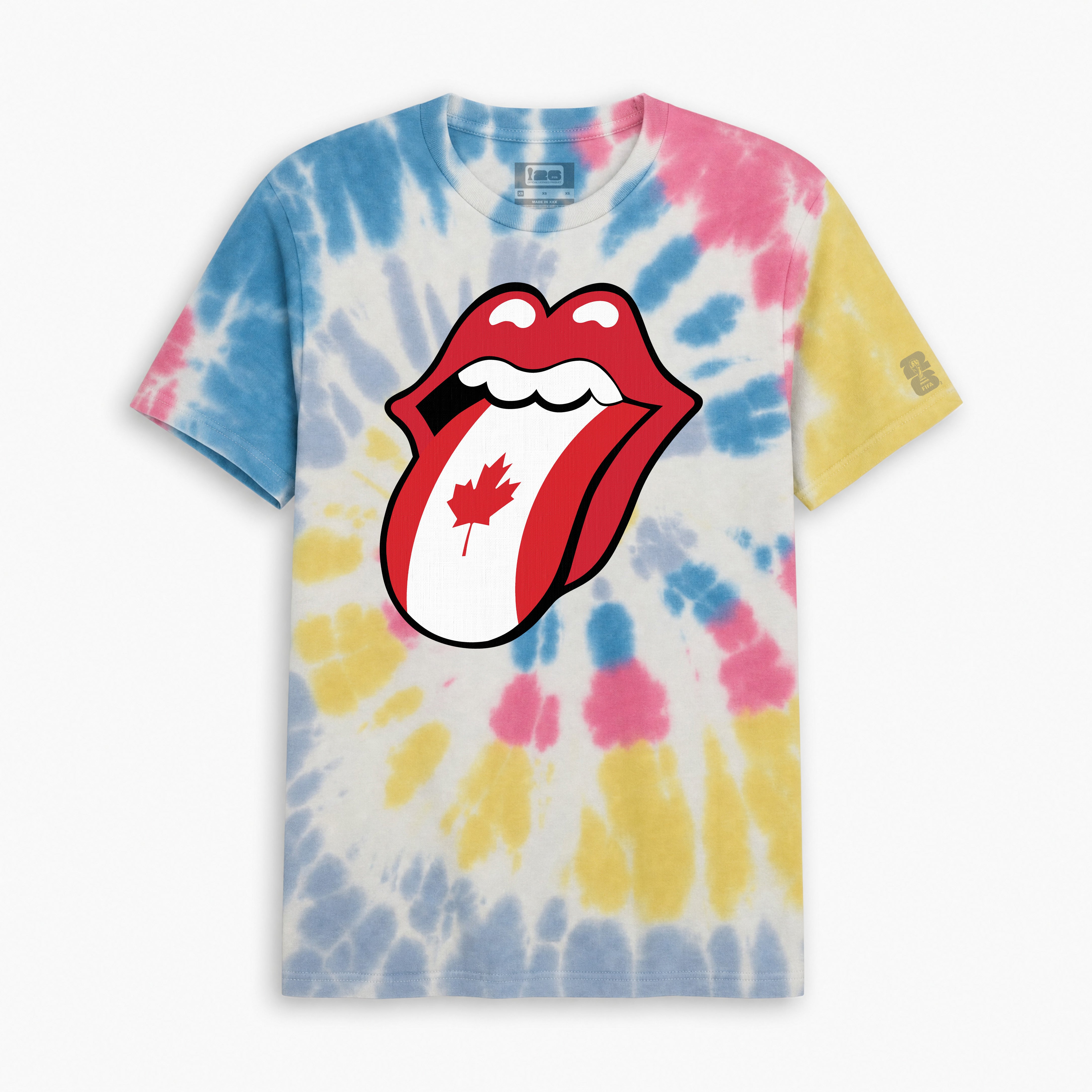 Rolling Stones x FIFA World Cup '26™ Canada Headliner Lick Tie-Dye Tee