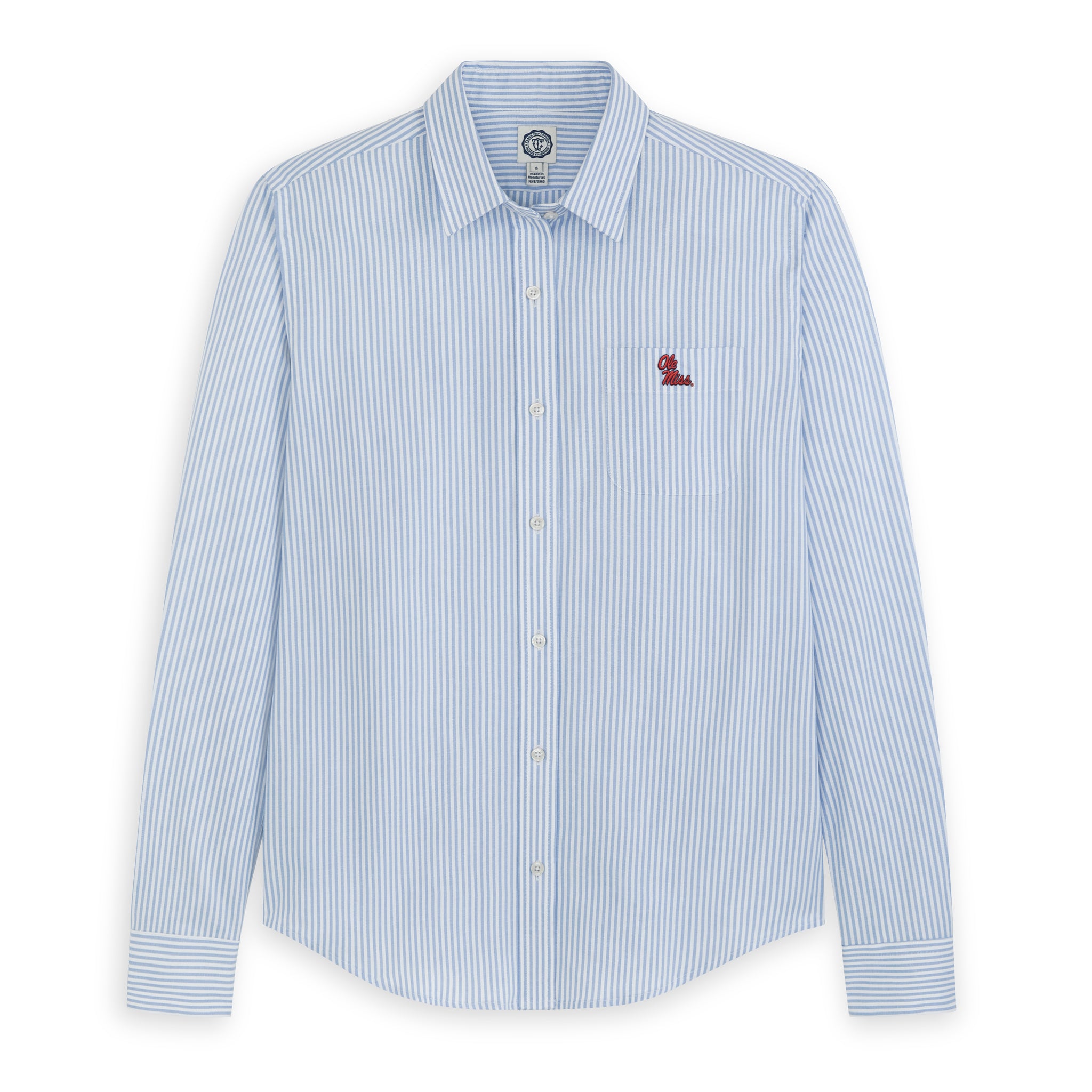 ole miss dress shirt Cutter & Buck Ole Miss Rebels Easy Care Stretch Oxford Mens Long Sleeve Button Down Shirt in Charcoal