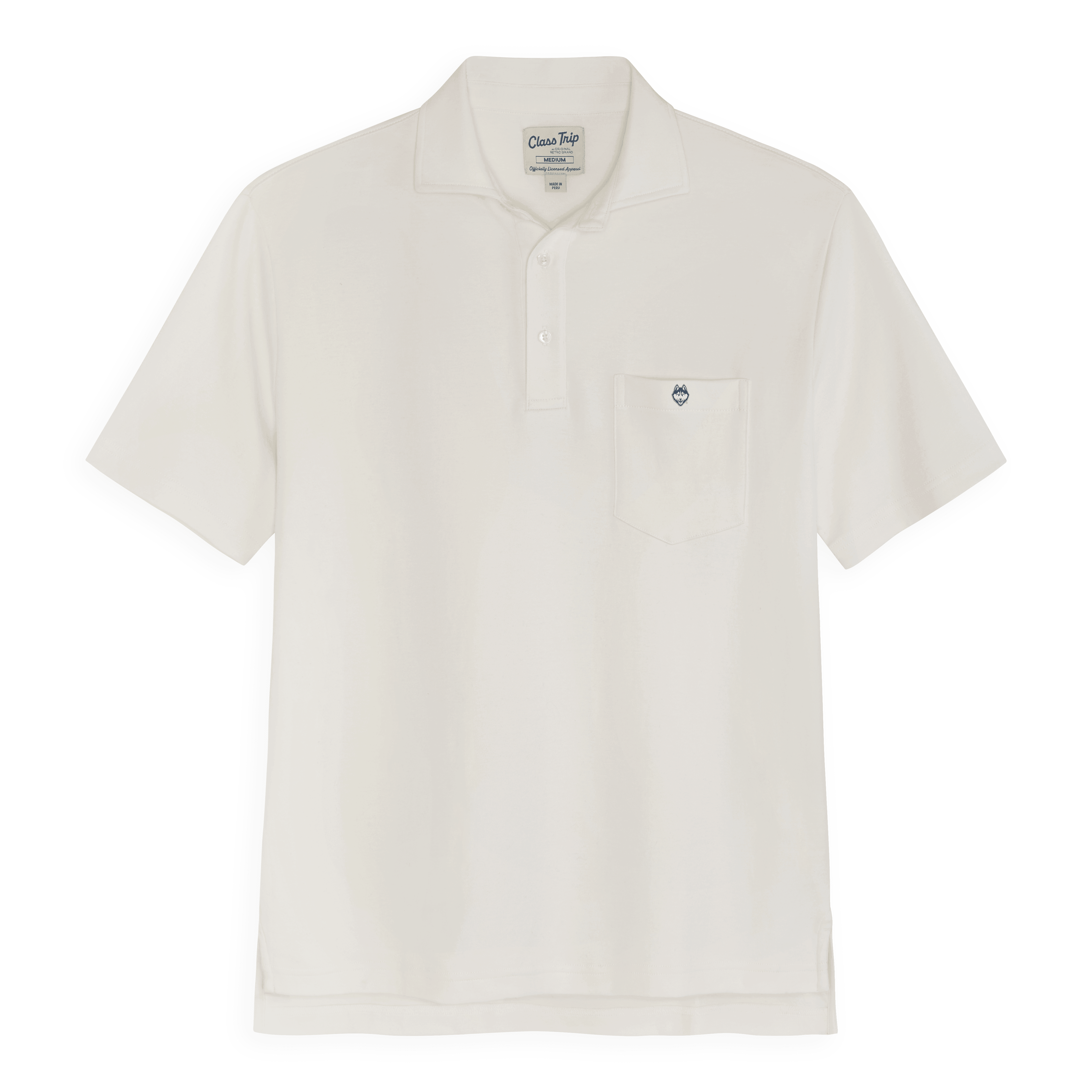 UCONN Organic Cotton Pocket Polo