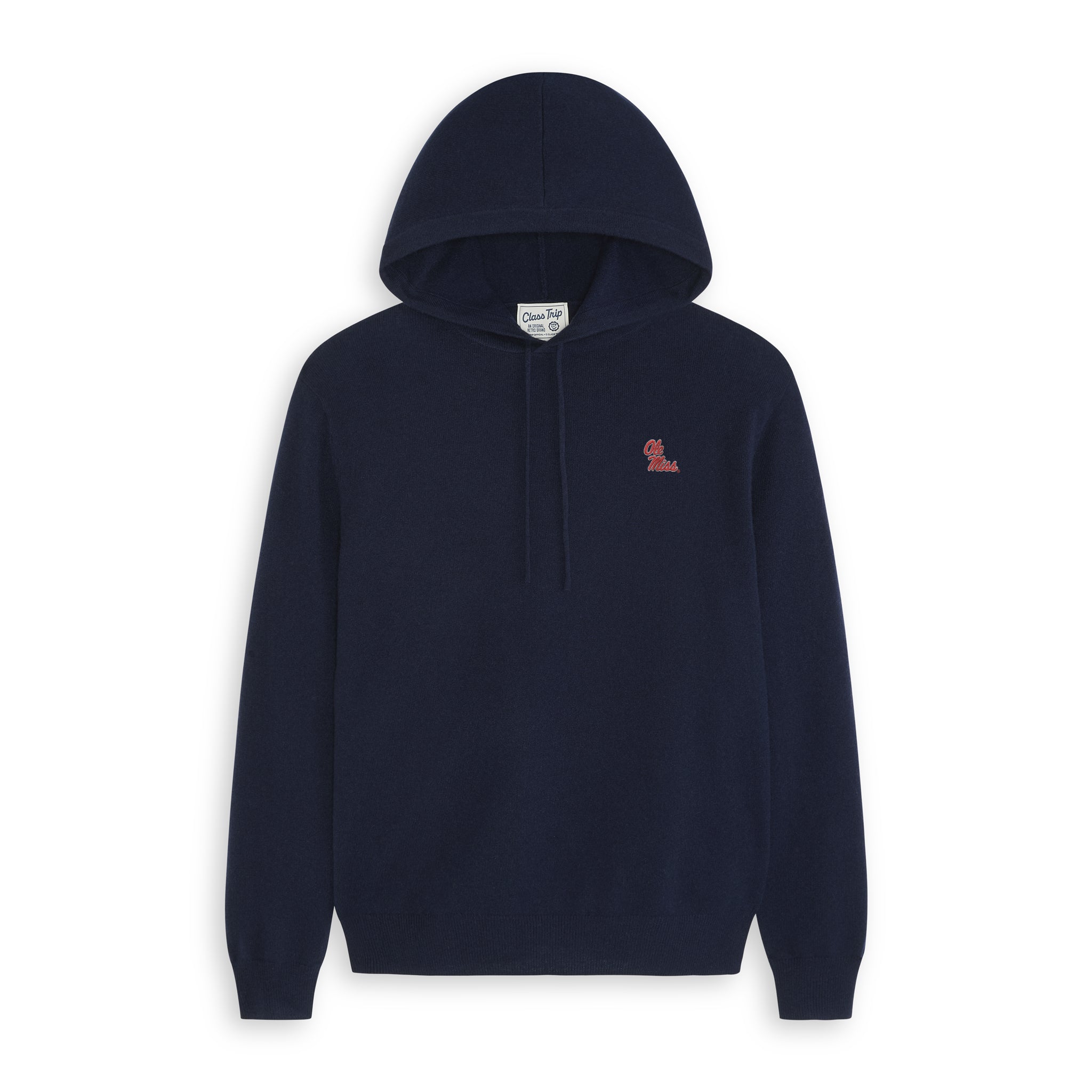 Ole Miss Men’s Cashmere Pullover Hoodie