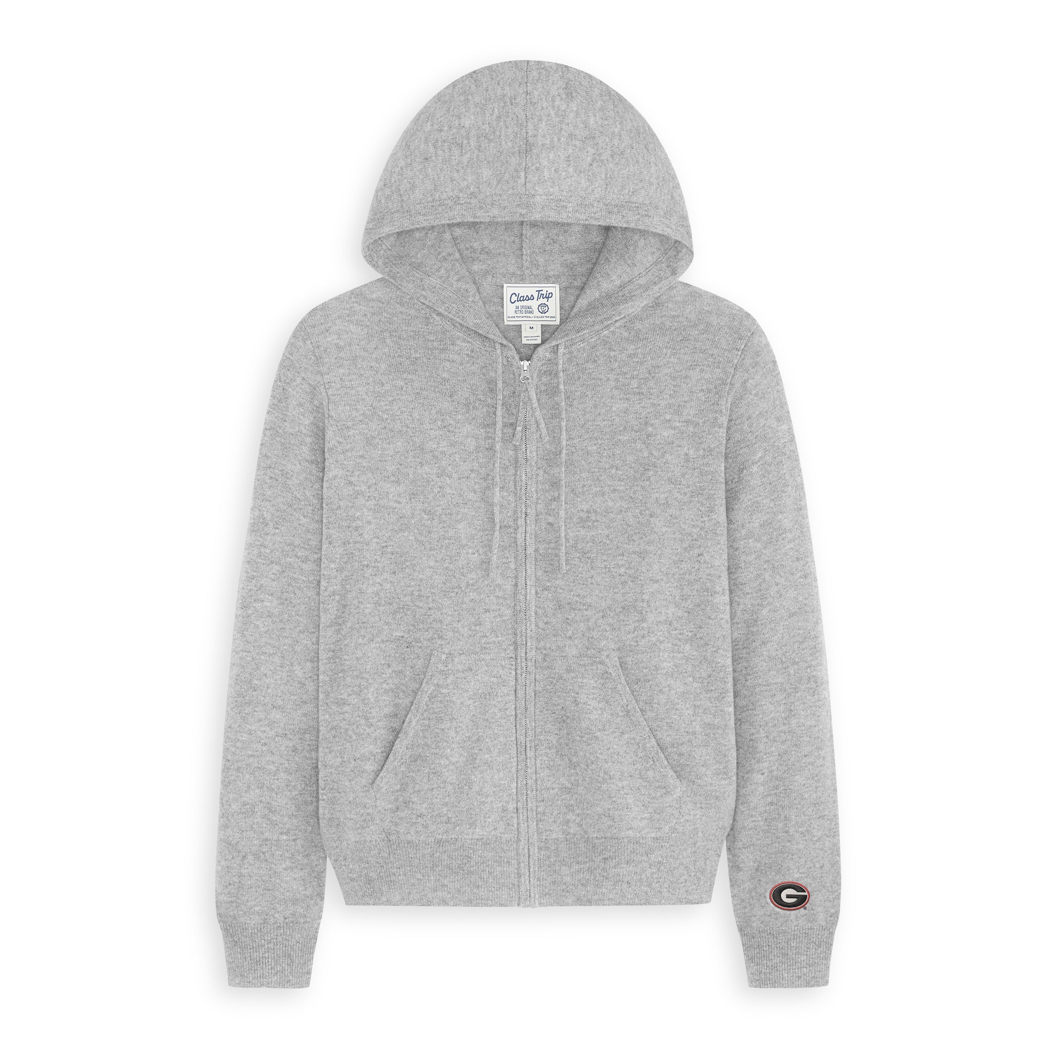 Georgia Women's Cashmere Zip-Up Hoodie