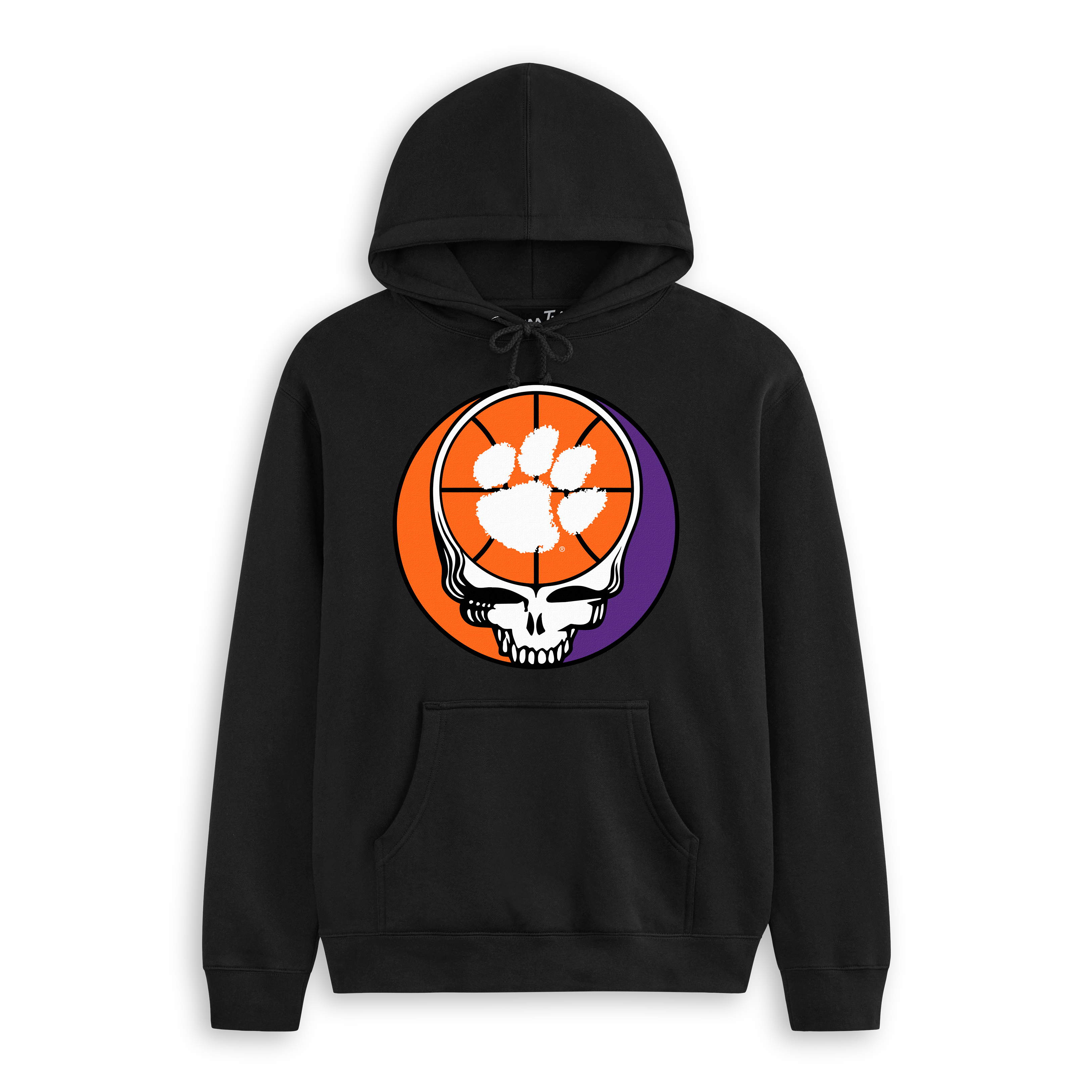 Clemson x Grateful Dead Basketball Steal Your Face Hoodie