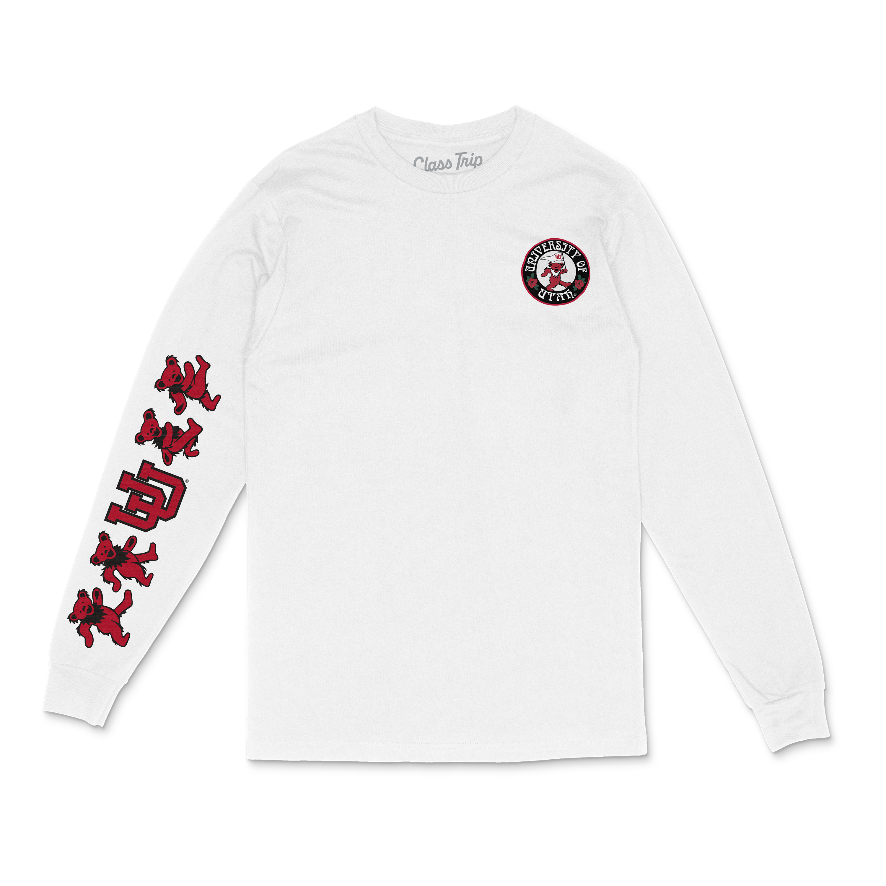 Utah x Grateful Dead Mascot Bears Longsleeve Tee