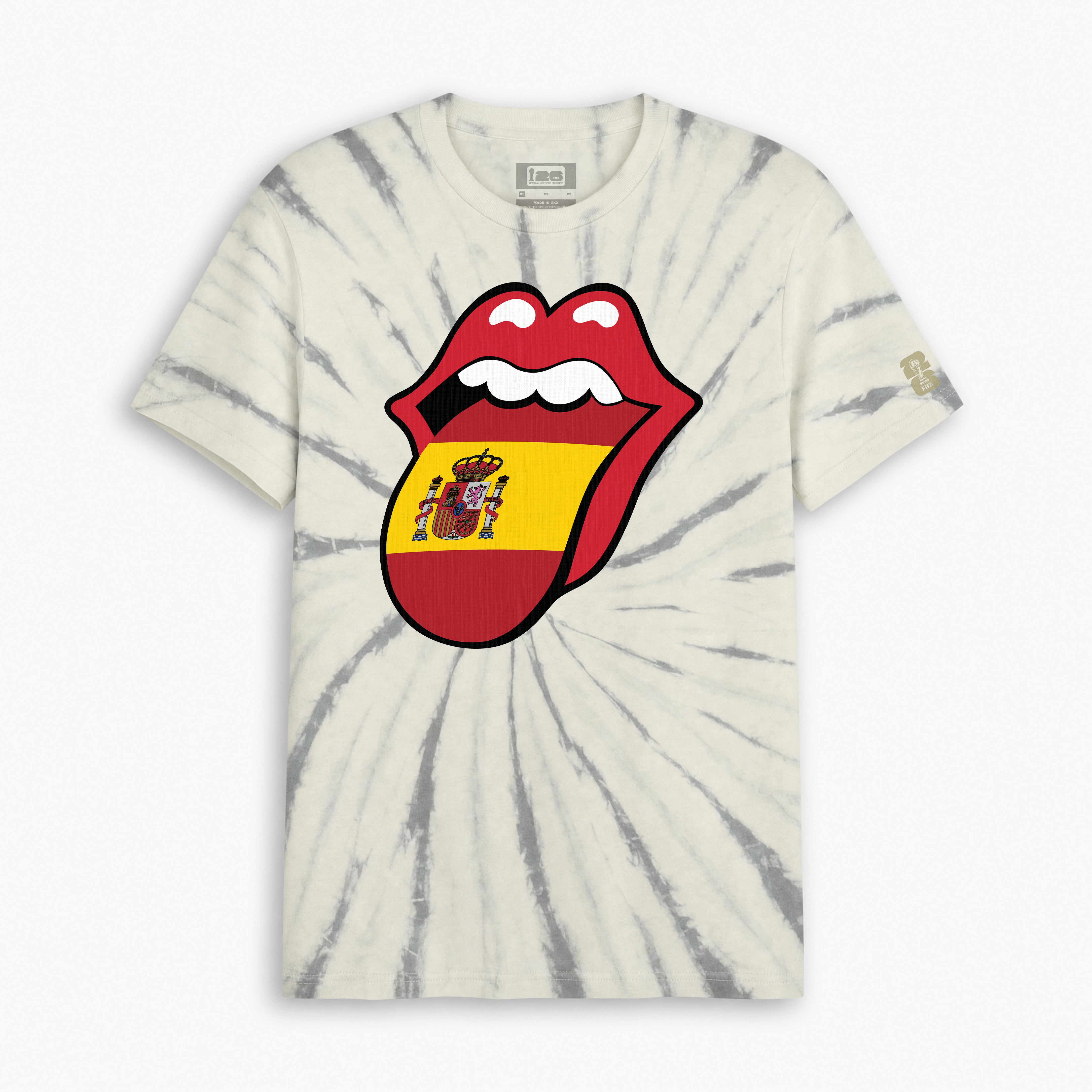 Rolling Stones x FIFA World Cup '26™ Spain Headliner Lick Tie-Dye Tee