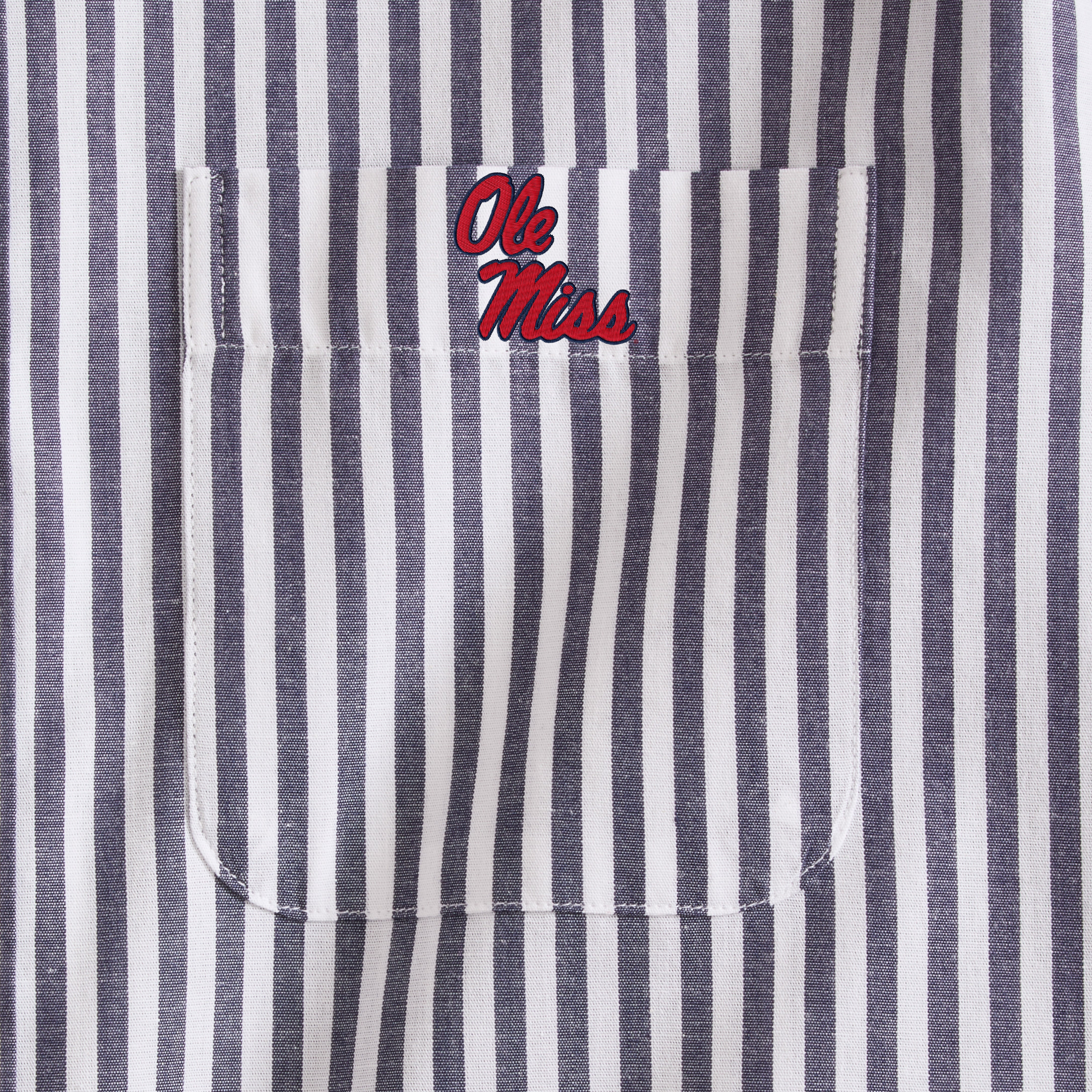 Ole Miss Men's Cotton Poplin