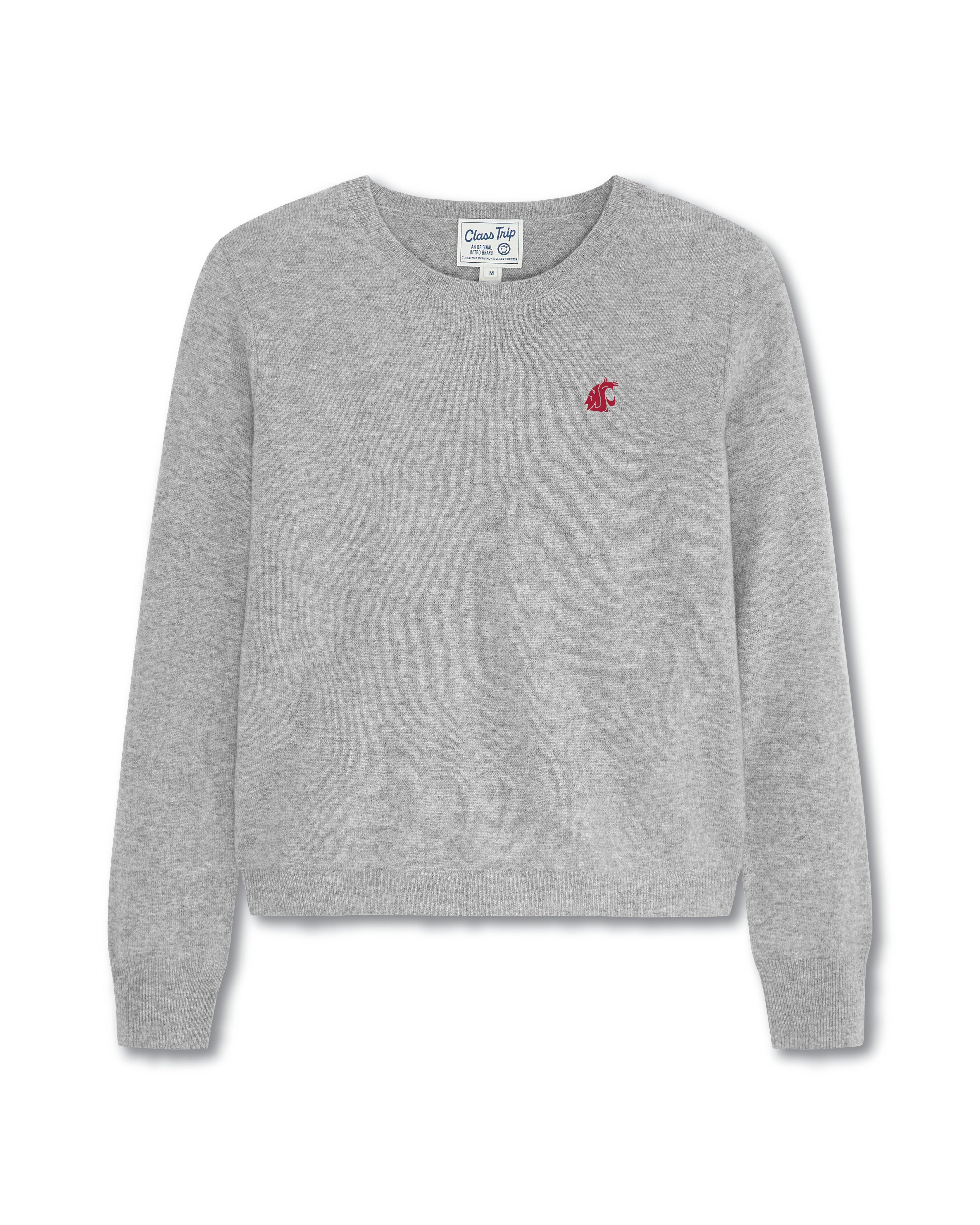 Washington State Women’s Cashmere Crewneck Sweater