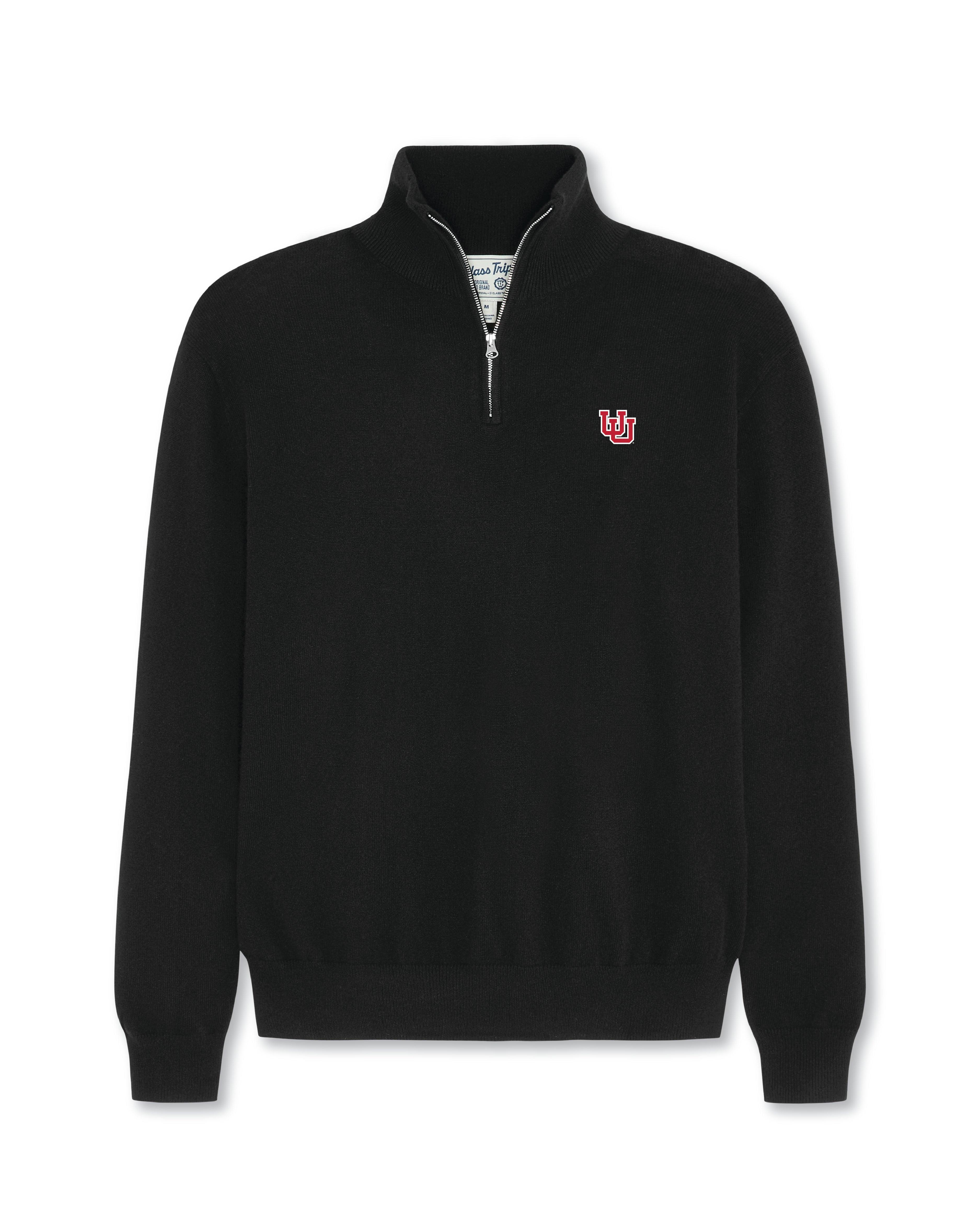 Utah Men’s Cashmere ¼ Zip Sweater