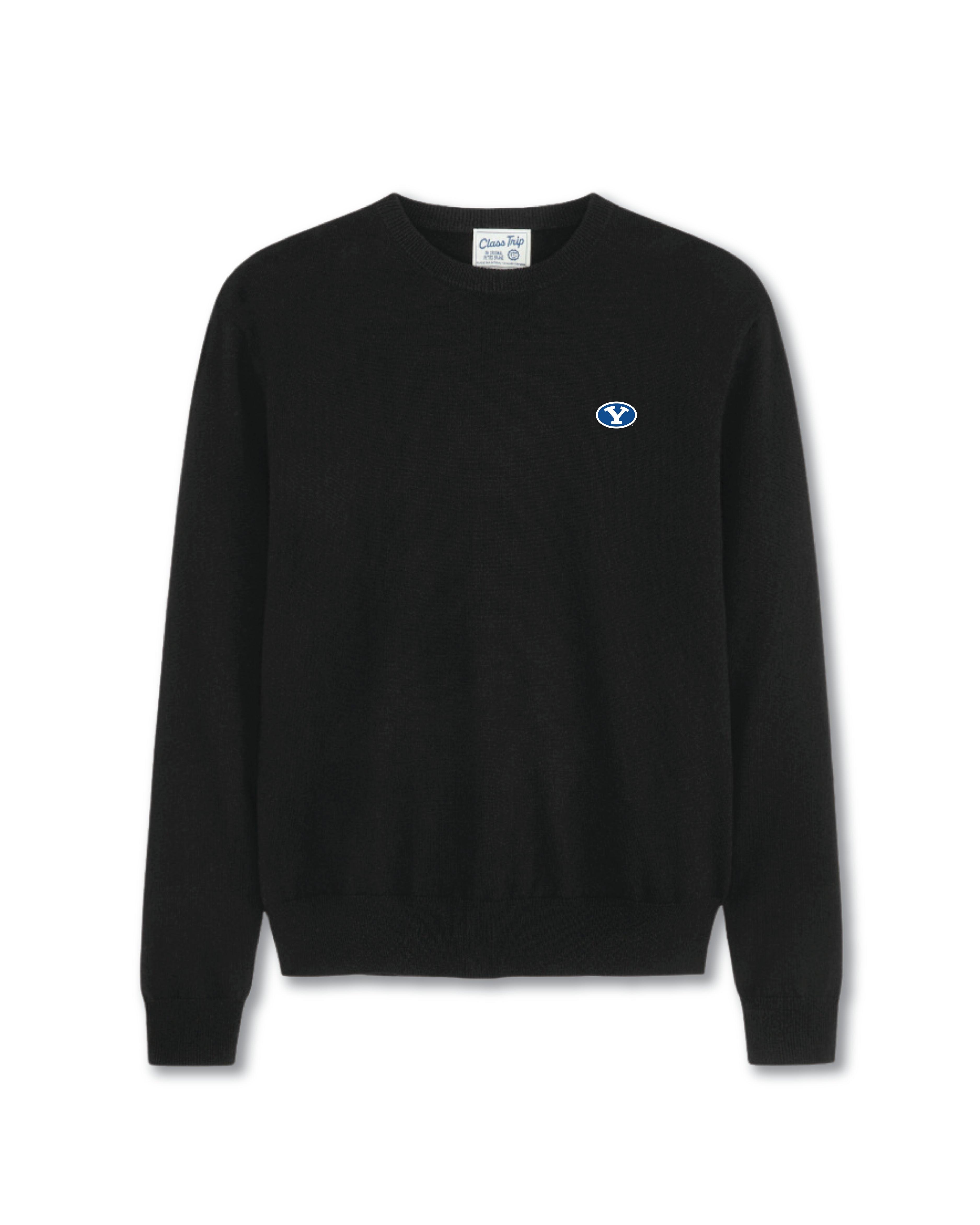 BYU Men’s Cashmere Crewneck Sweater