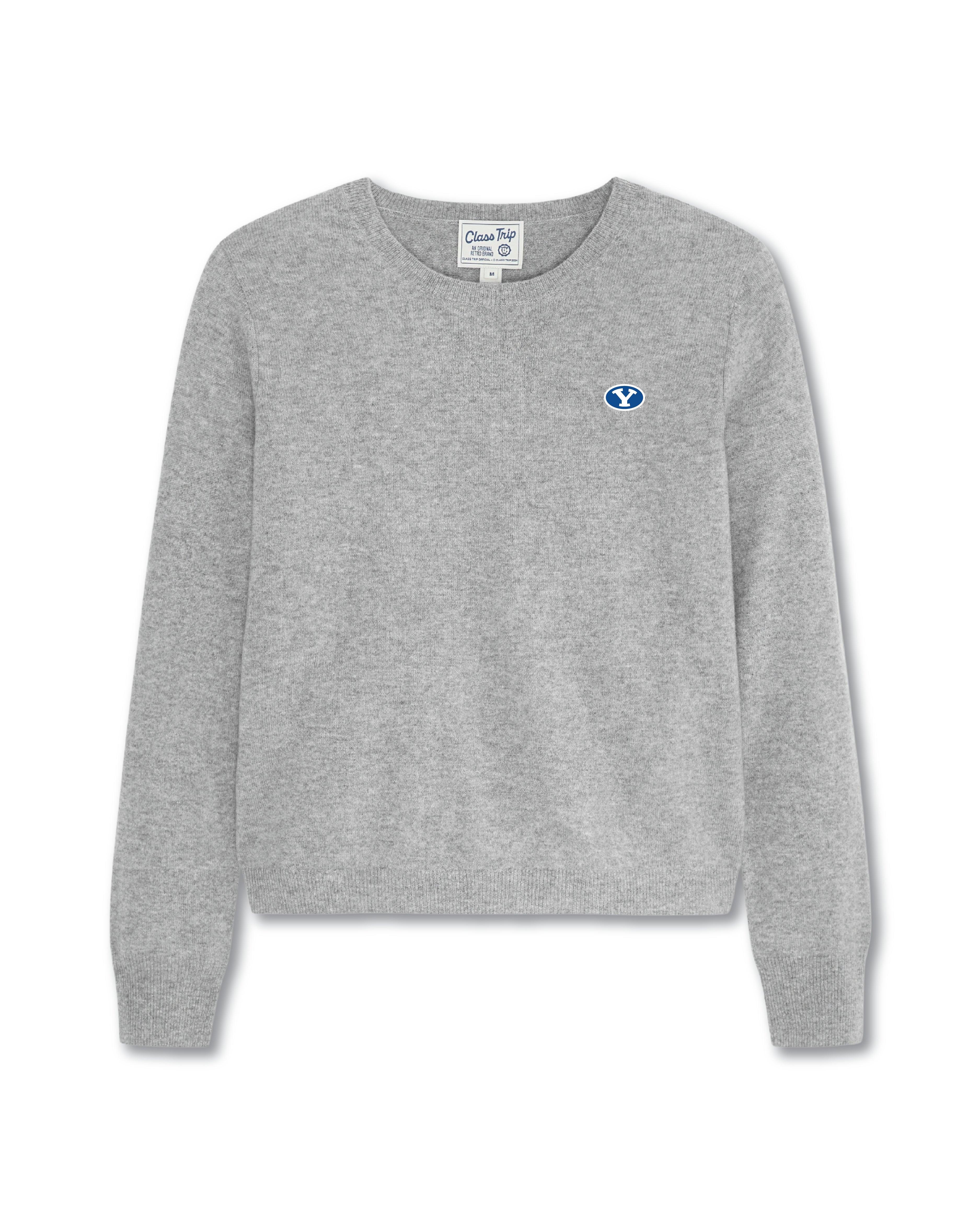 BYU Women’s Cashmere Crewneck Sweater