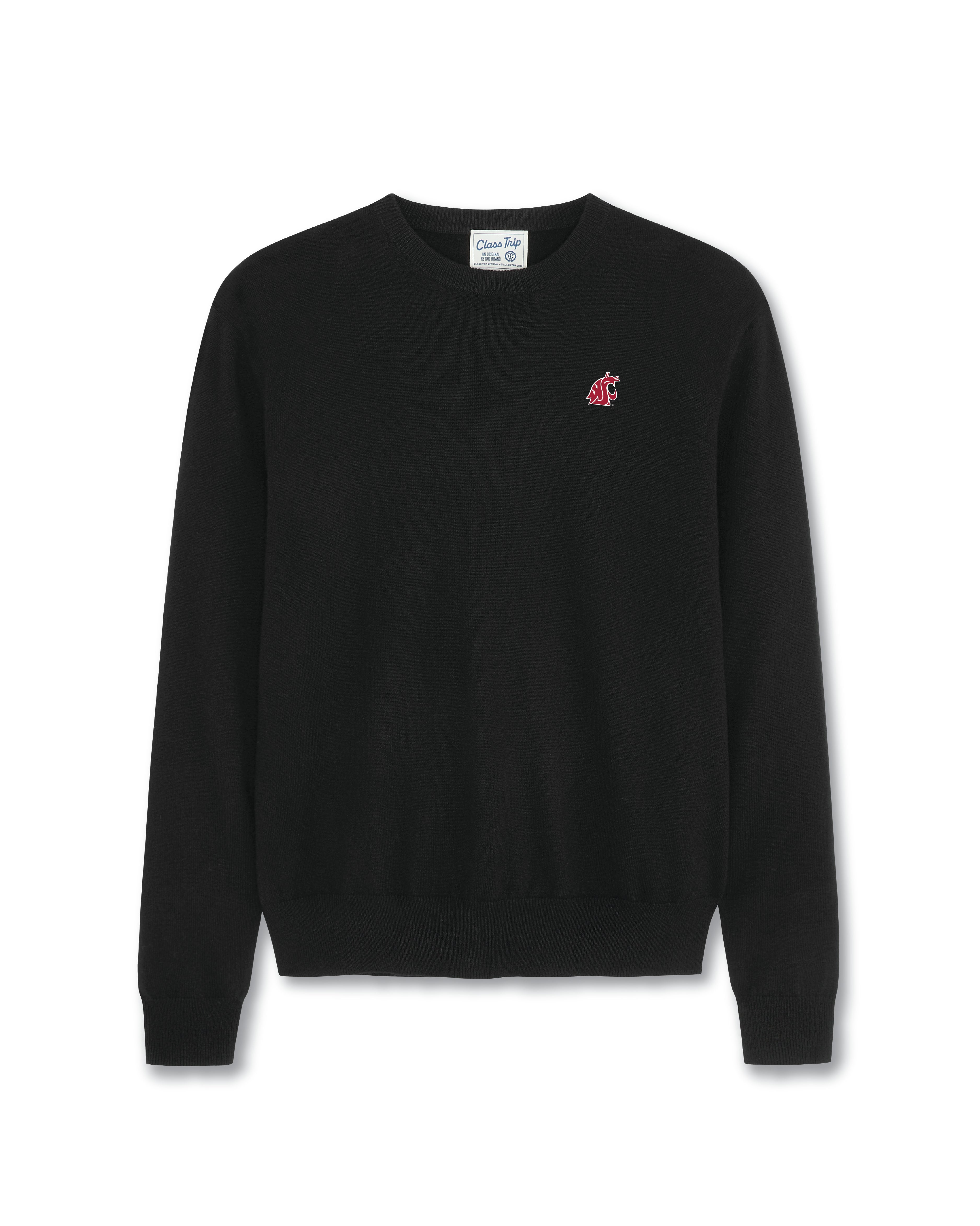 Washington State Men’s Cashmere Crewneck Sweater