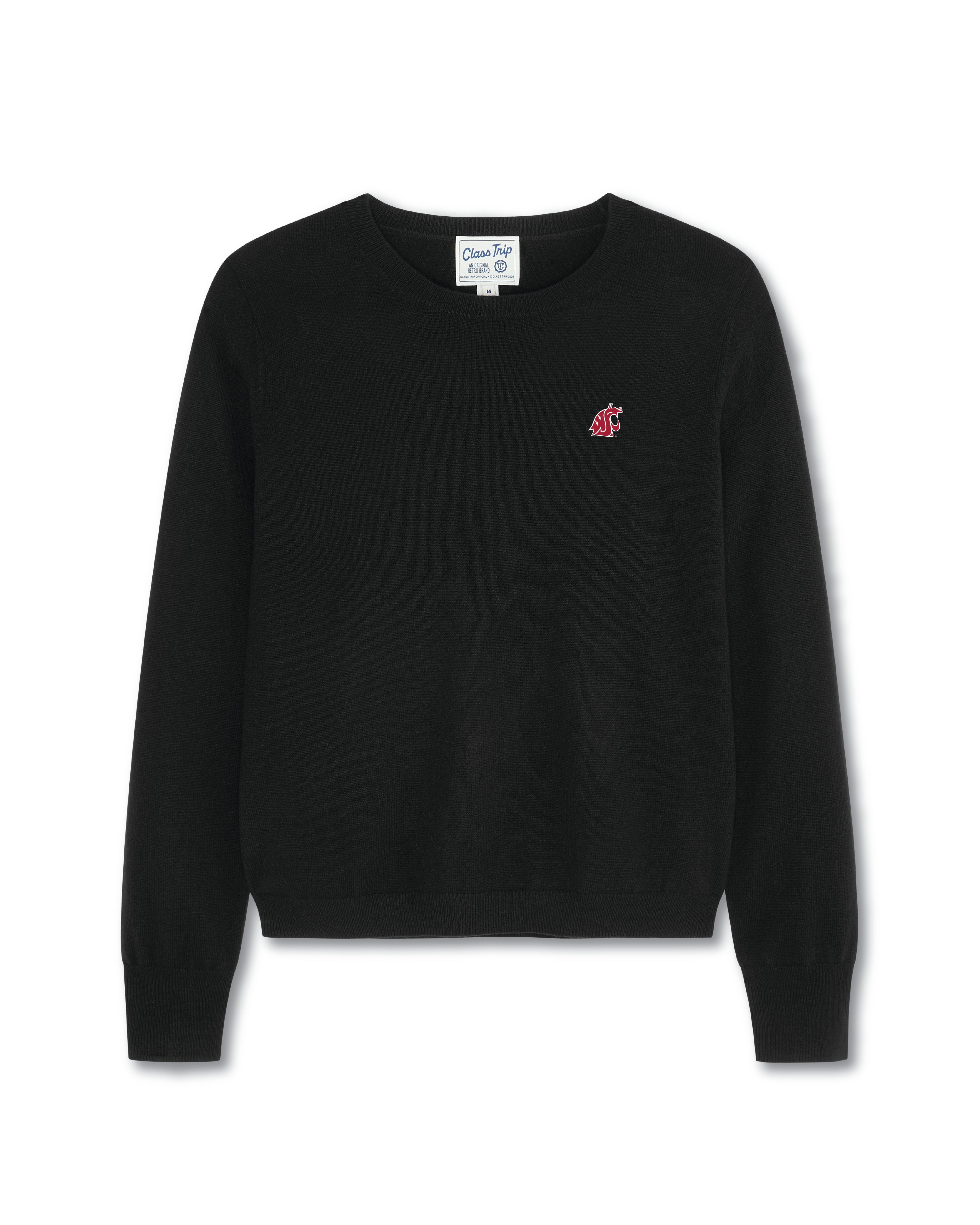 Washington State Women’s Cashmere Crewneck Sweater