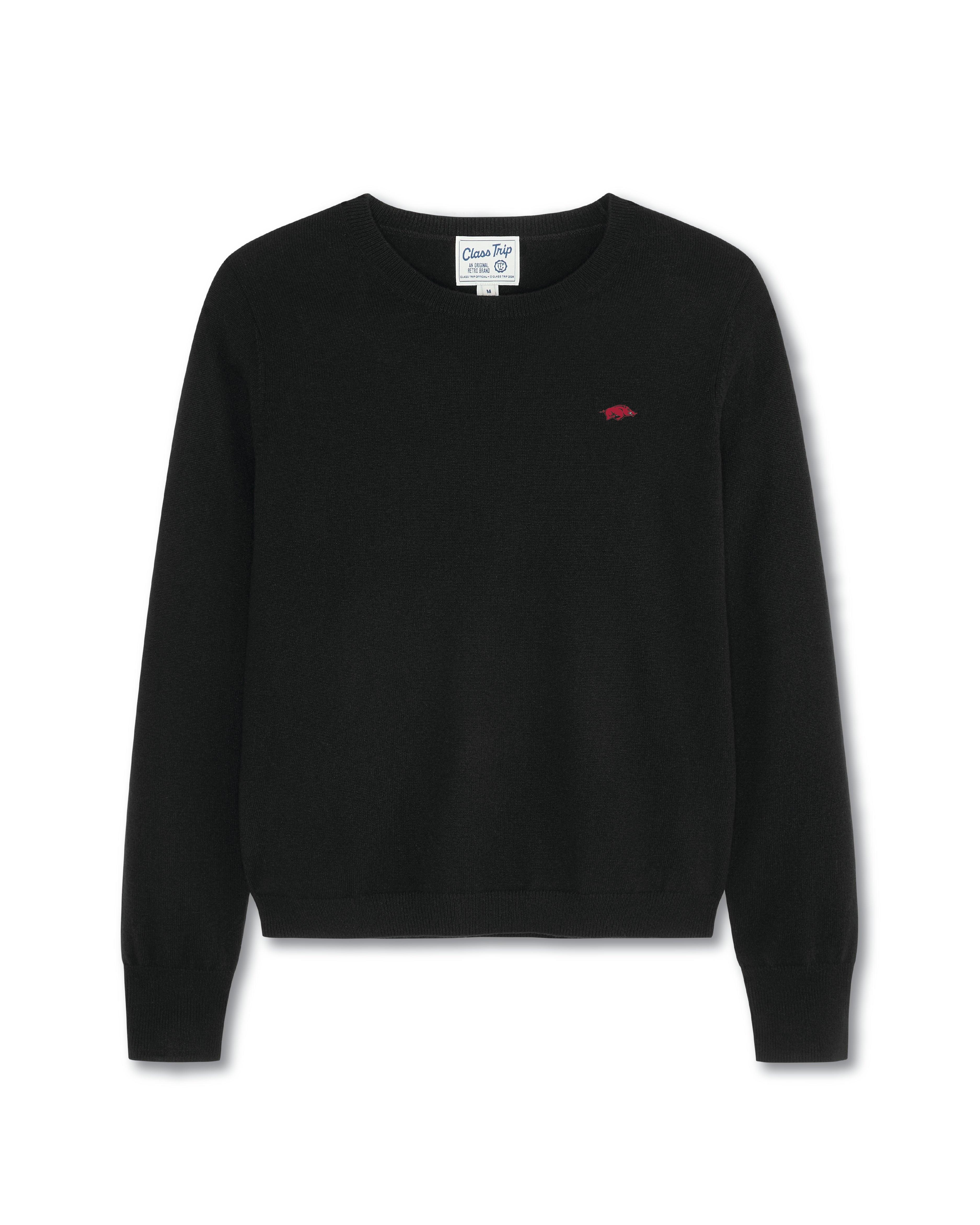 Arkansas Women’s Cashmere Crewneck Sweater