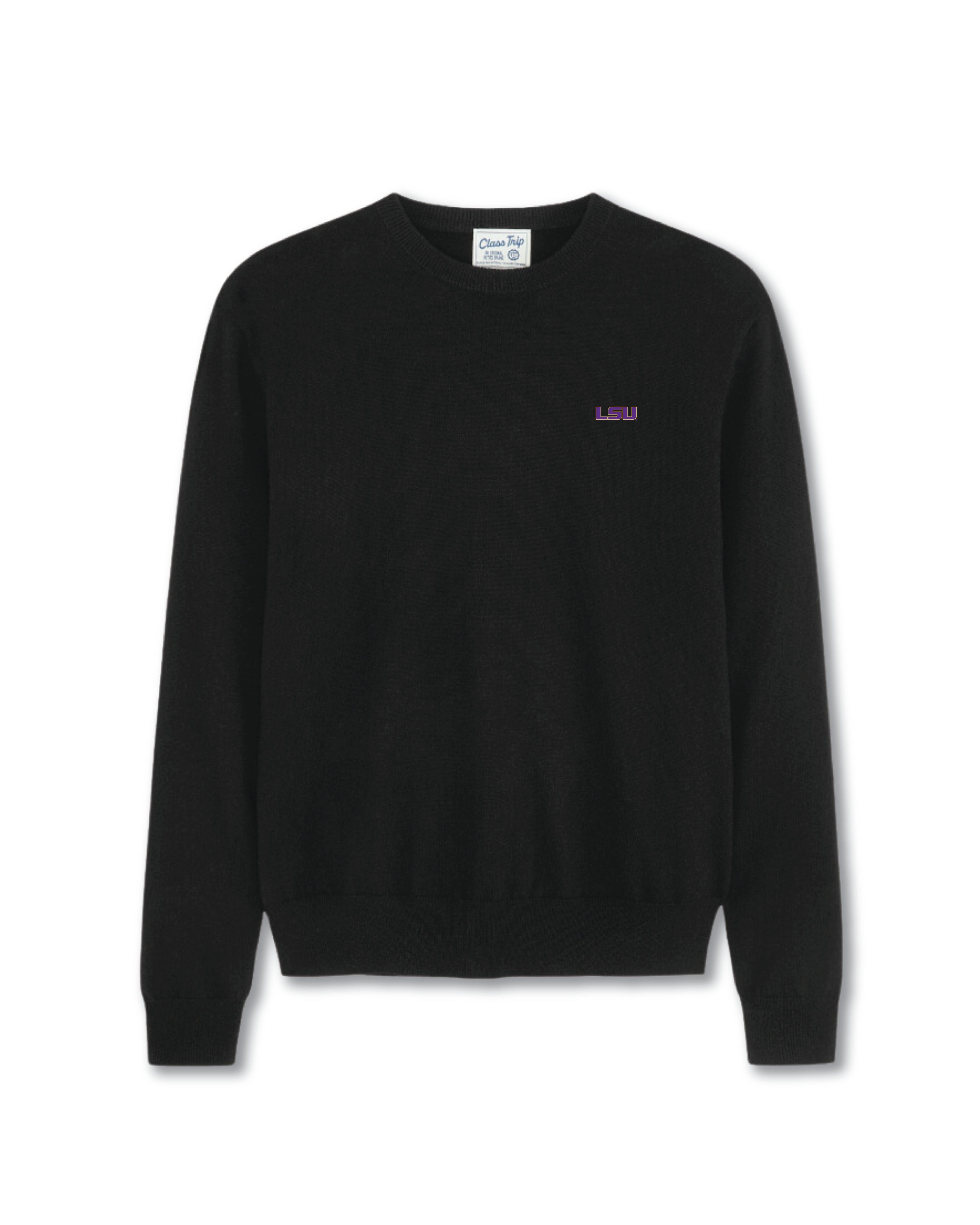 LSU Men’s Cashmere Crewneck Sweater
