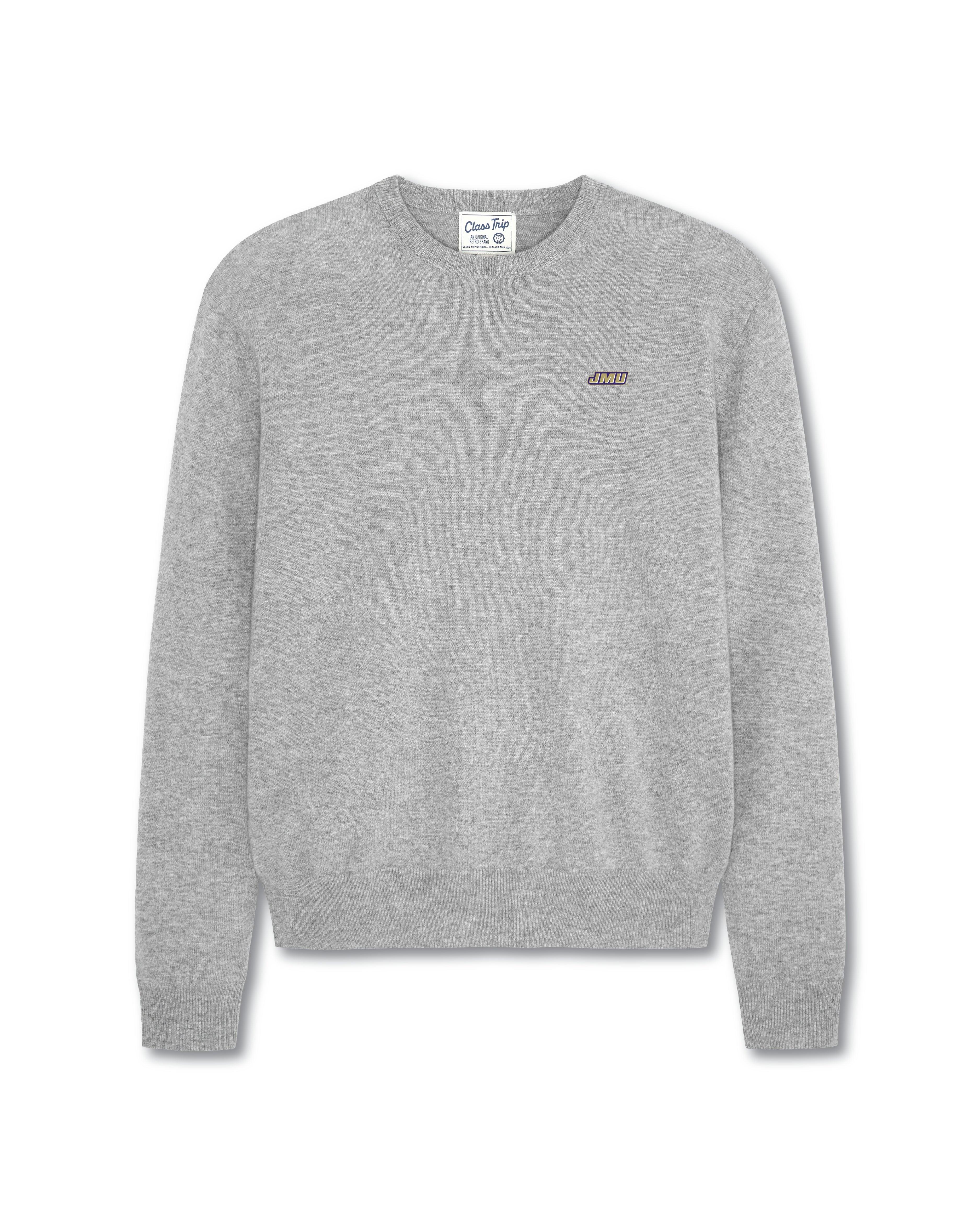 James Madison University Men’s Cashmere Crewneck Sweater