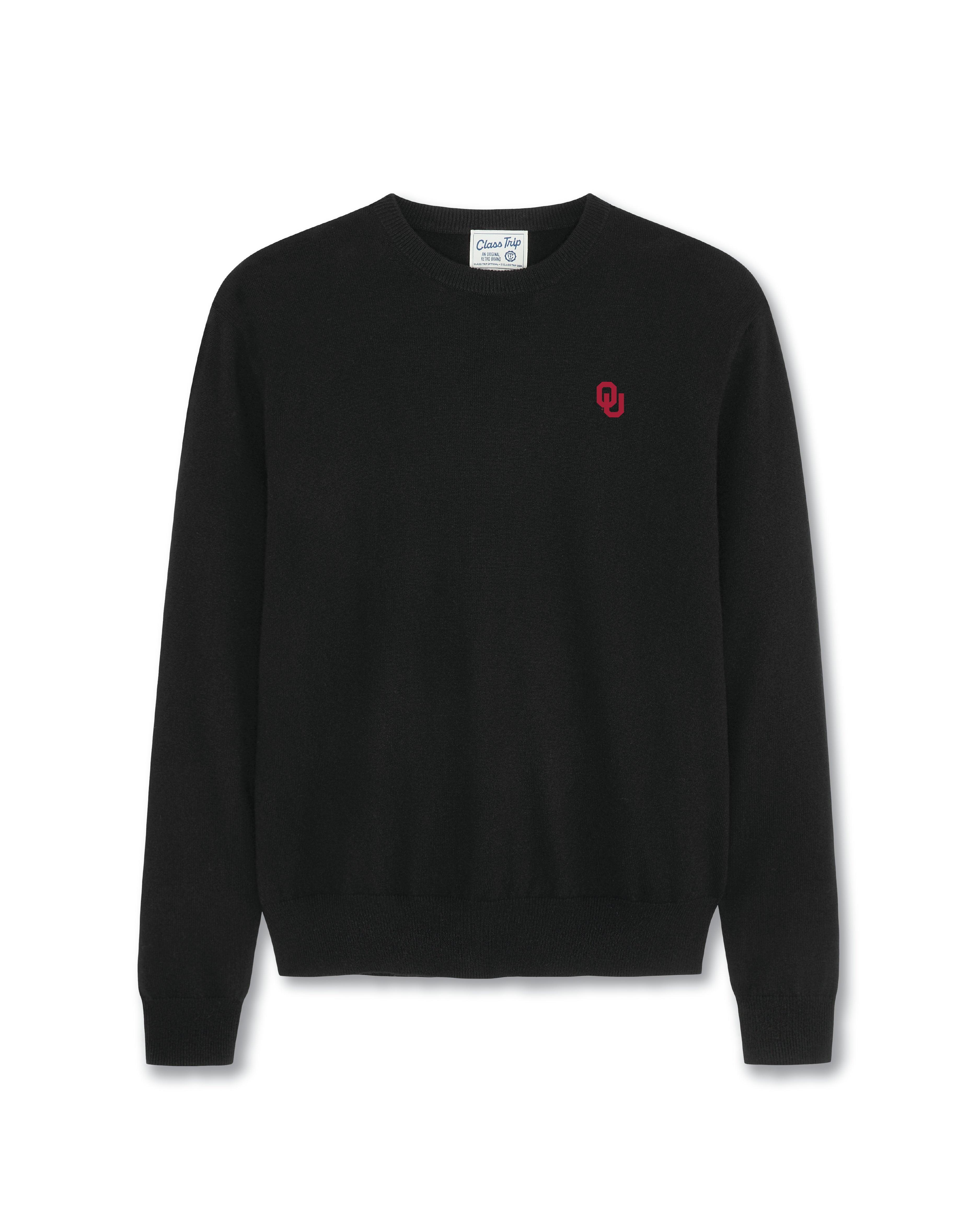 Oklahoma Men’s Cashmere Crewneck Sweater