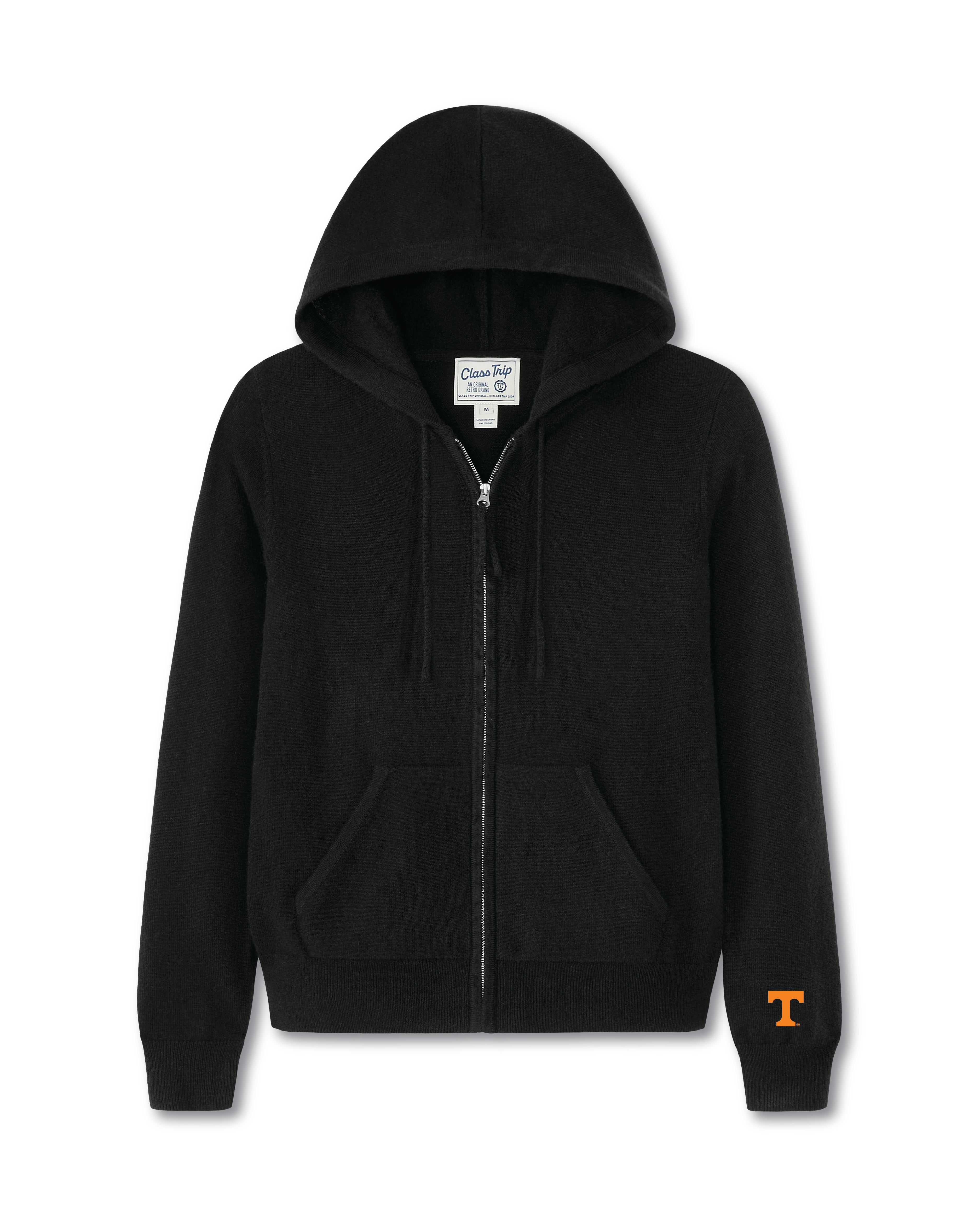 Tennessee Women’s Cashmere Full Zip Hoodie Sweater