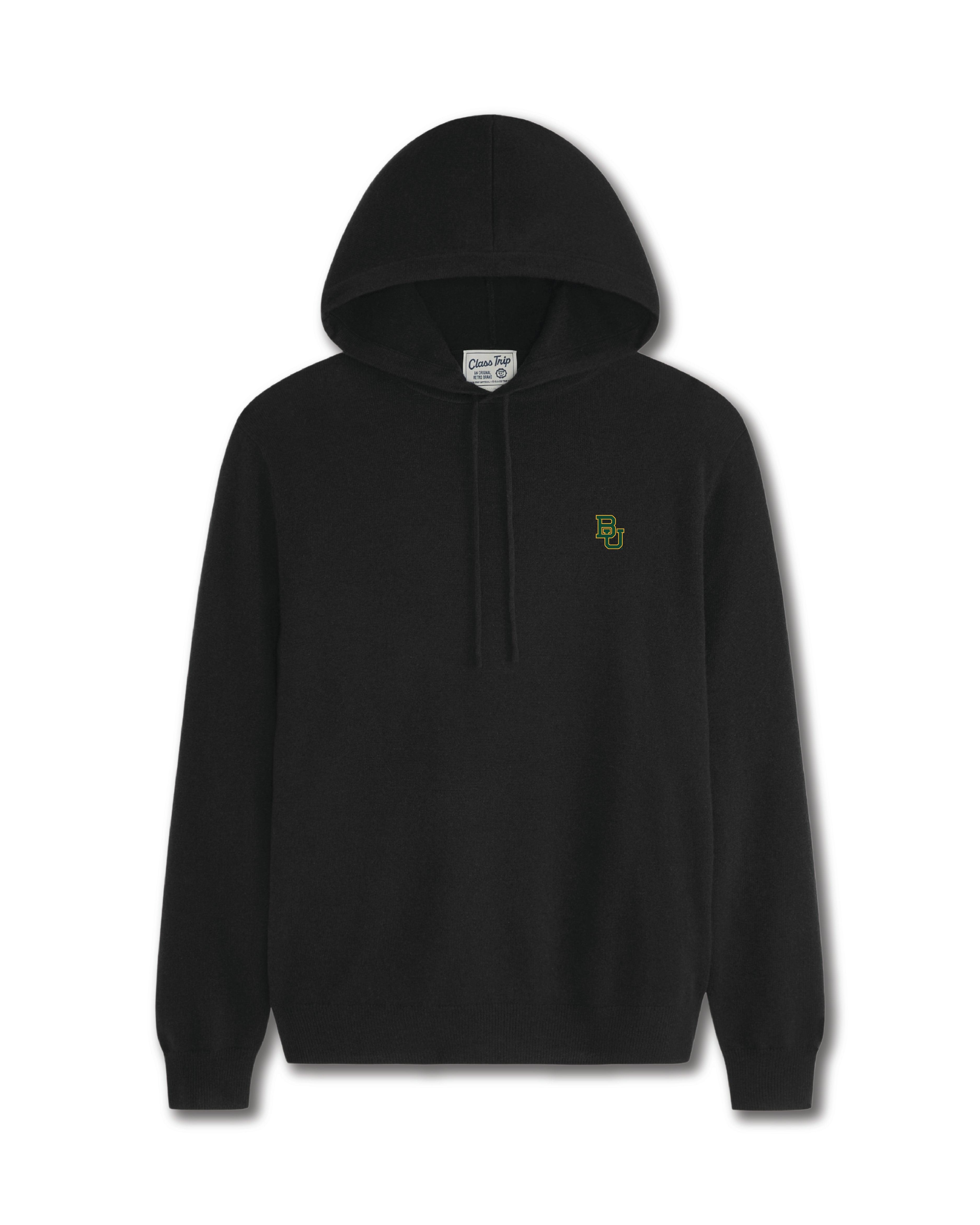 Baylor Men’s Cashmere Pullover Hoodie