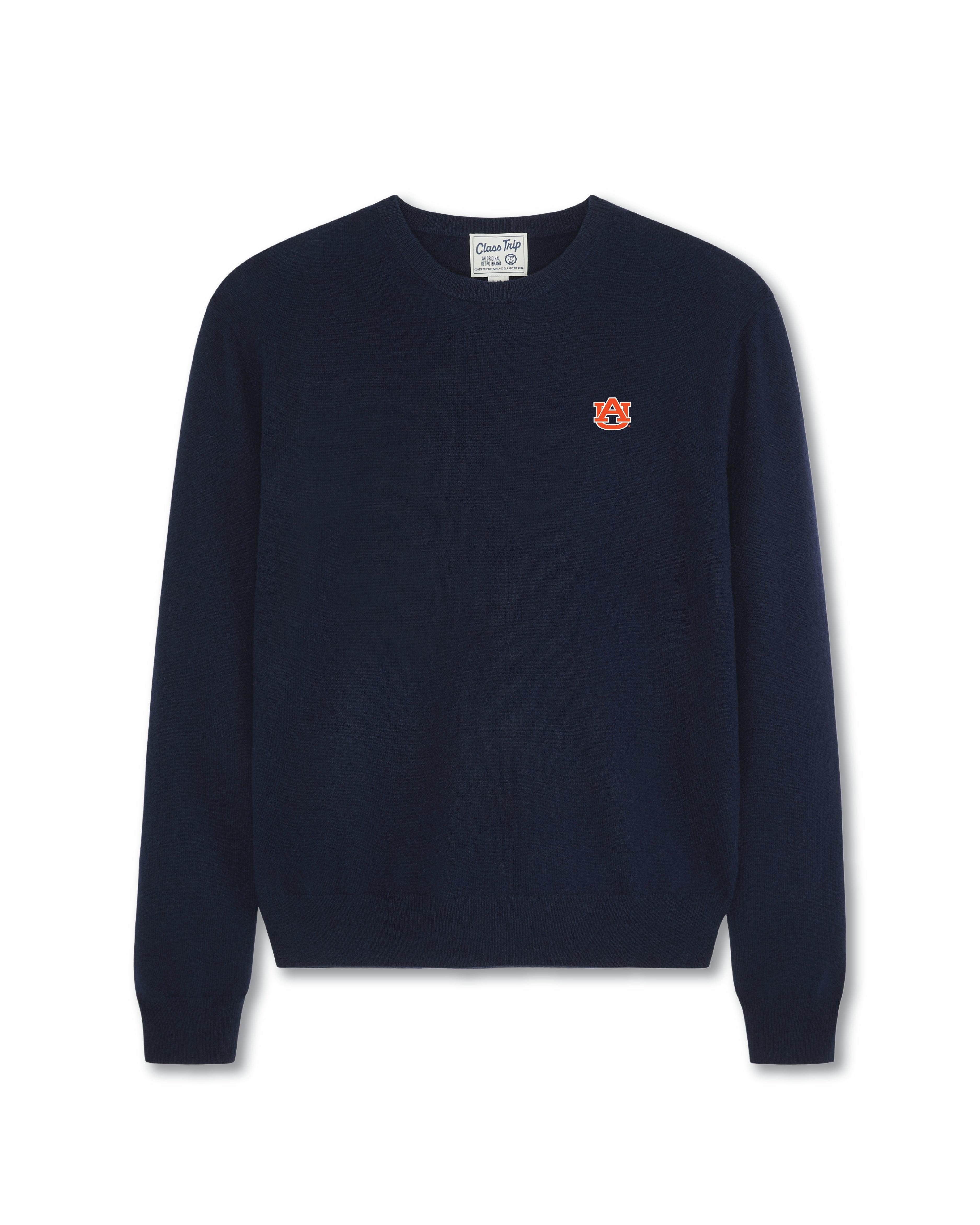 Auburn Men’s Cashmere Crewneck Sweater