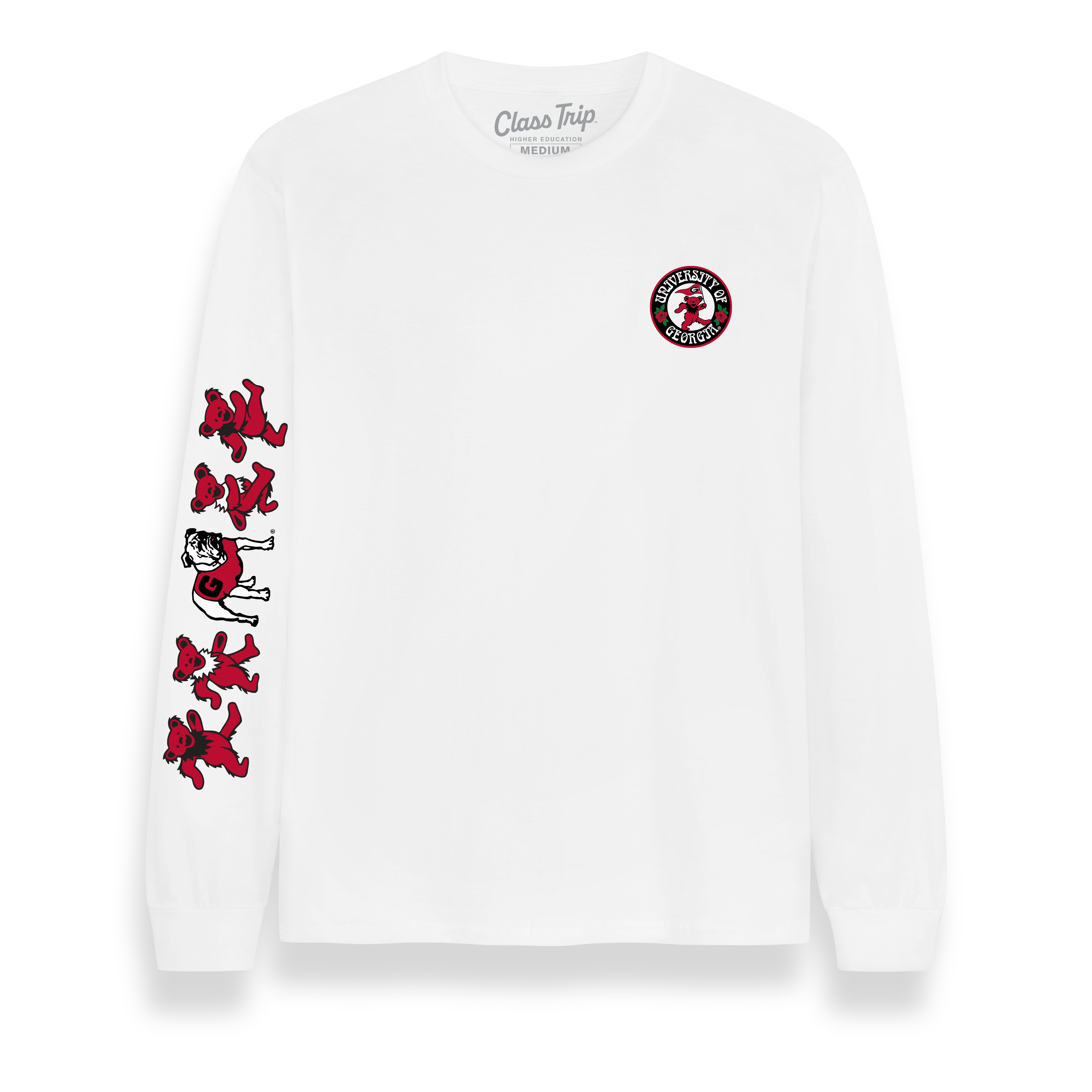 Georgia x Grateful Dead Mascot Bears Longsleeve Tee