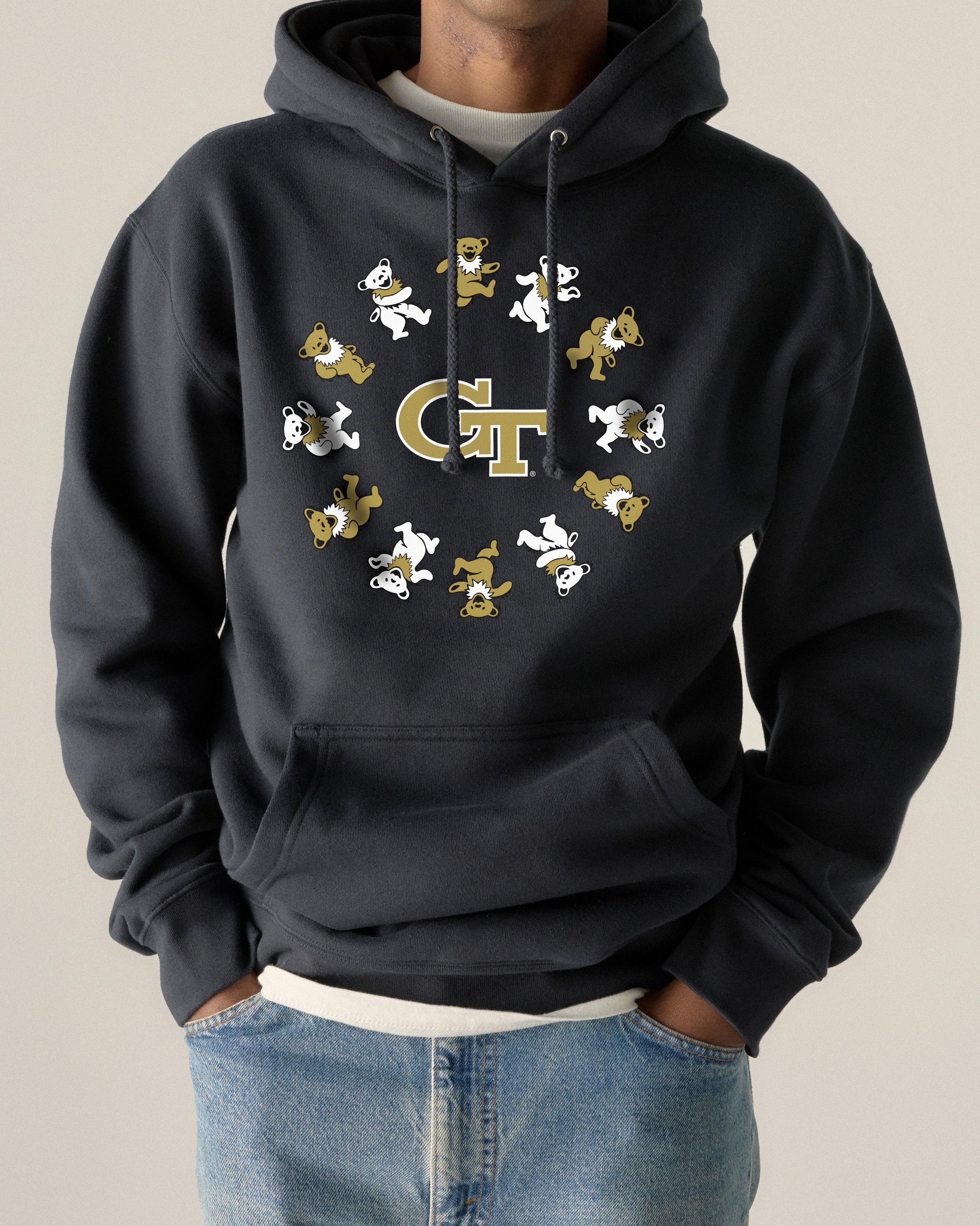 Georgia Tech x Grateful Dead Circle Bears Hoodie