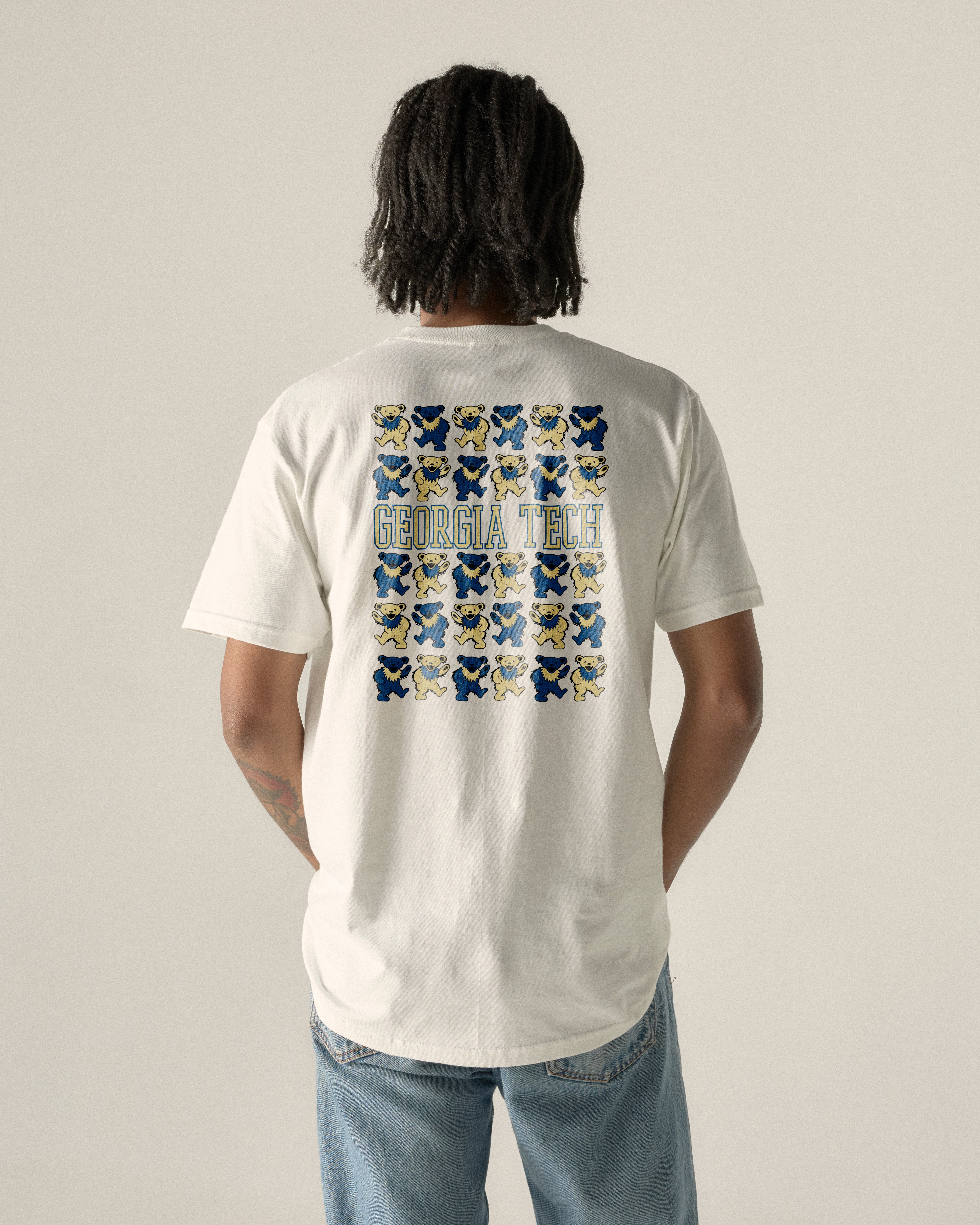 Georgia Tech x Grateful Dead Stacked Bears Tee