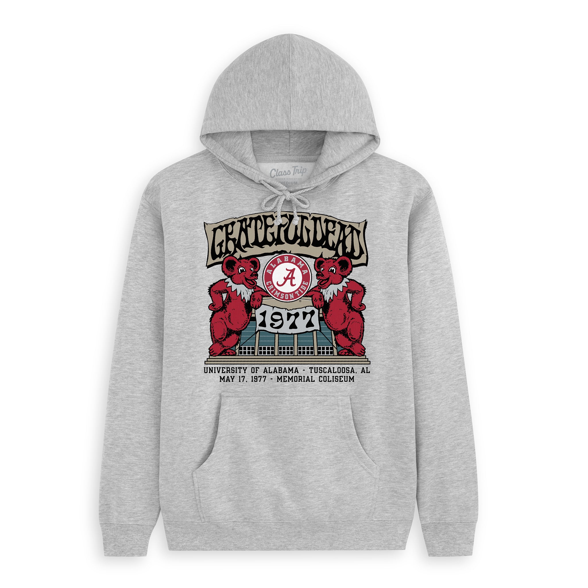 Grateful Dead x Alabama '77 Memorial Coliseum Bear Hoodie