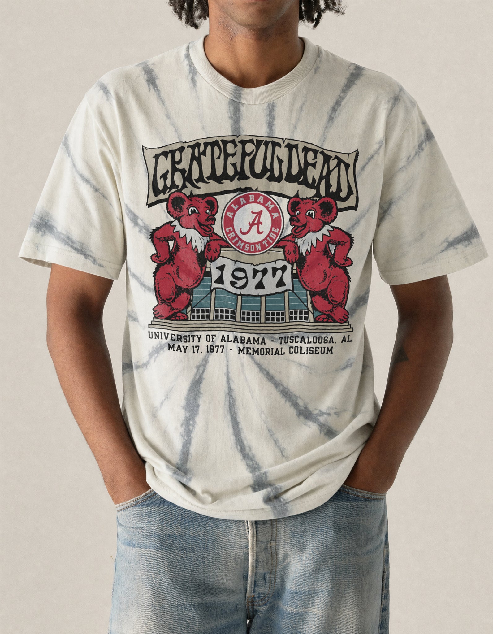 Grateful Dead x Alabama '77 Memorial Coliseum Tie Dye Tee