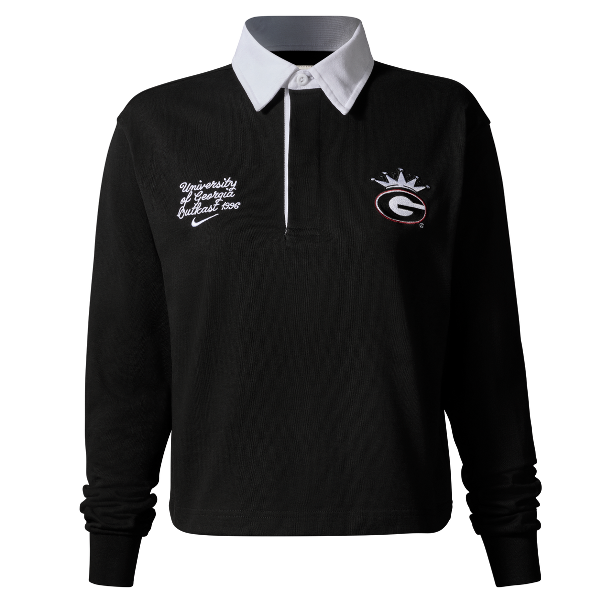Nike x Class Trip x UGA x Outkast Women's Rugby Polo in Red/Black Stripe. Class Trip | Higher Education