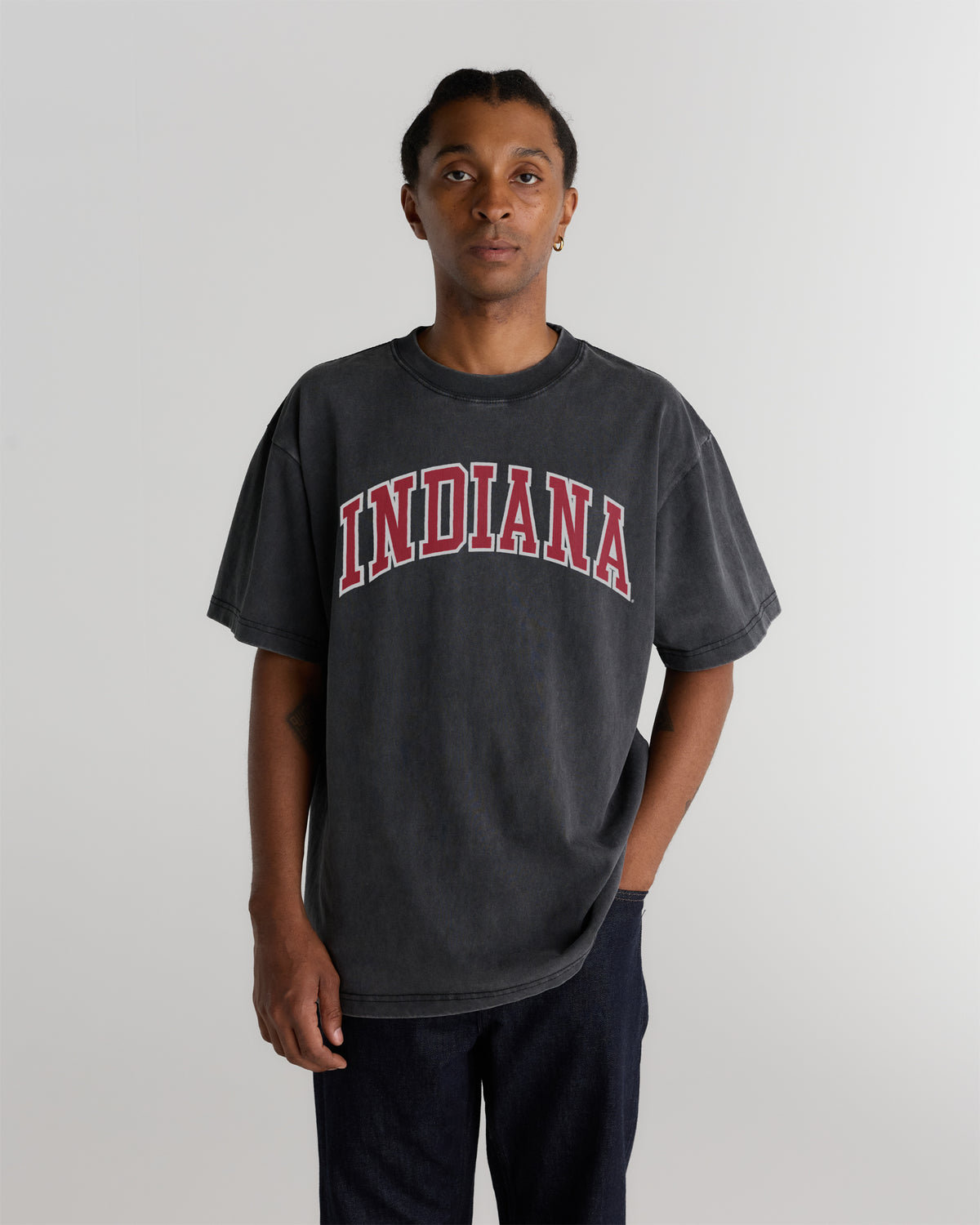 Indiana Heavyweight Washed Campus Tee