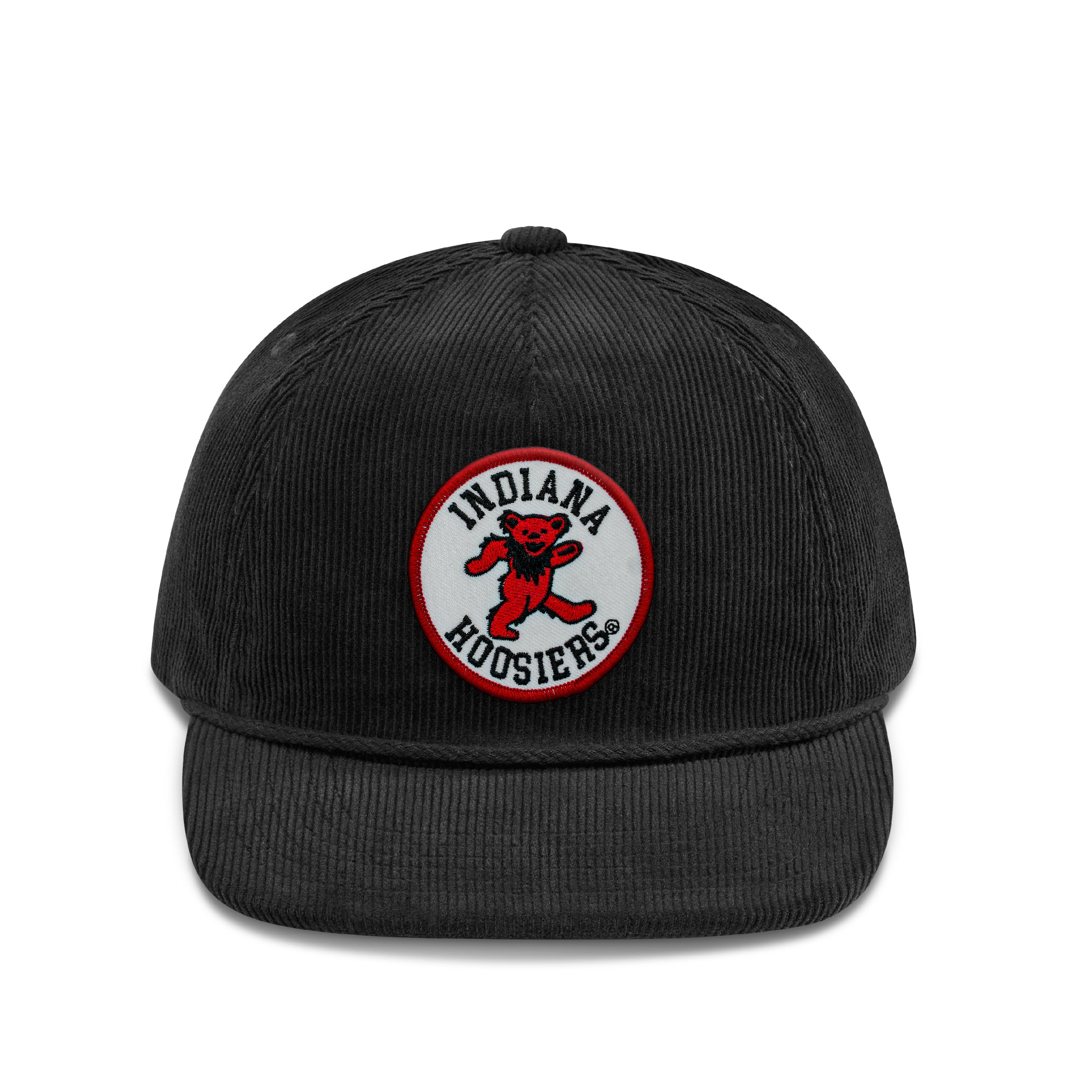 Indiana x Grateful Dead Bear Patch Cord Hat