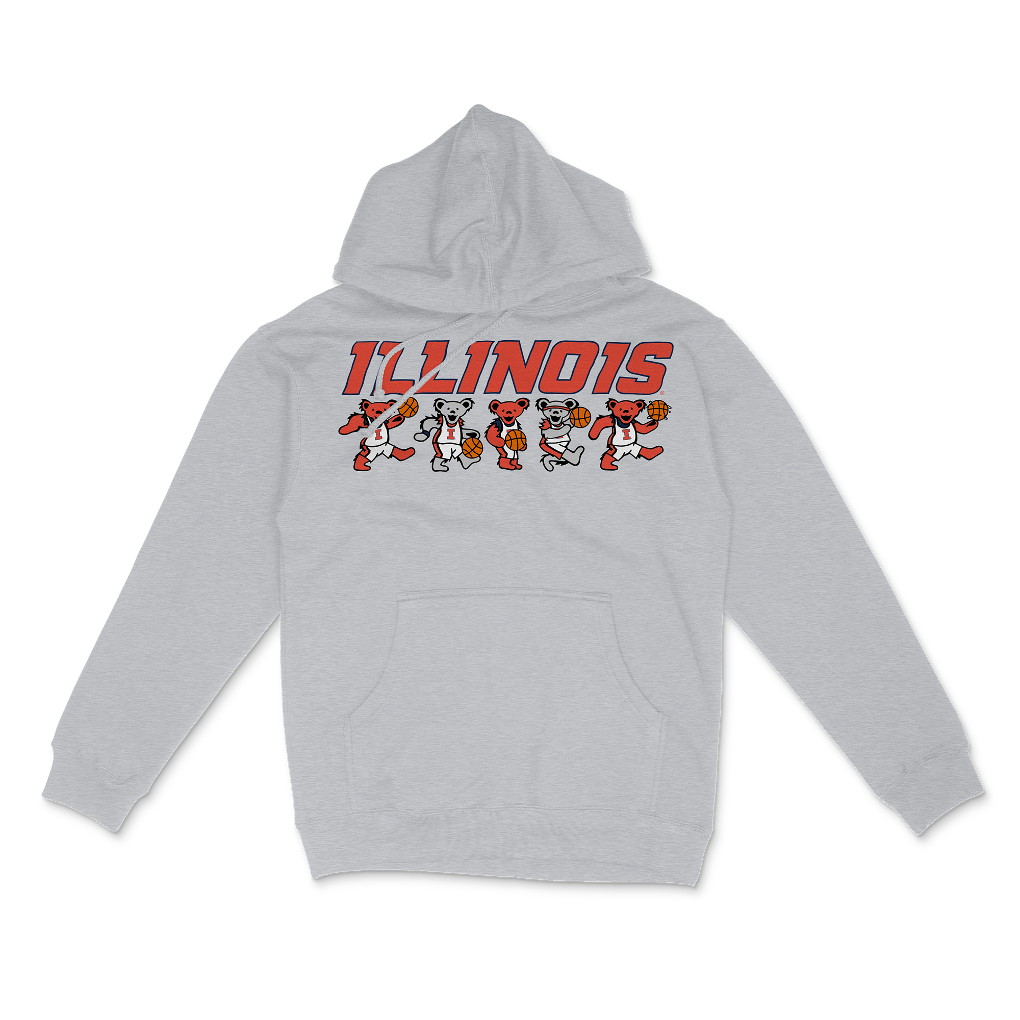 Illinois x Grateful Dead Basketball Bears Hoodie