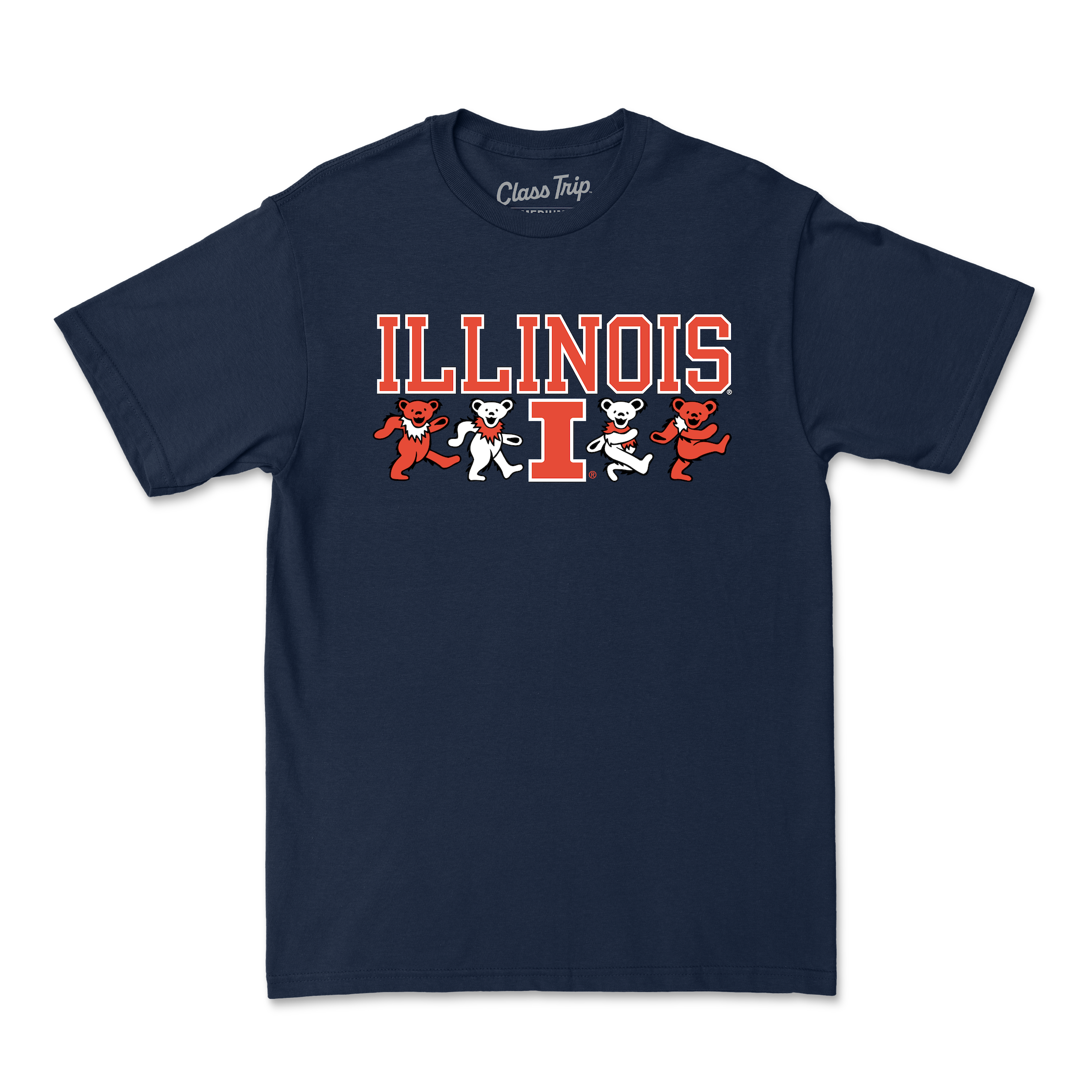 Illinois x Grateful Dead Mascot Bears Tee