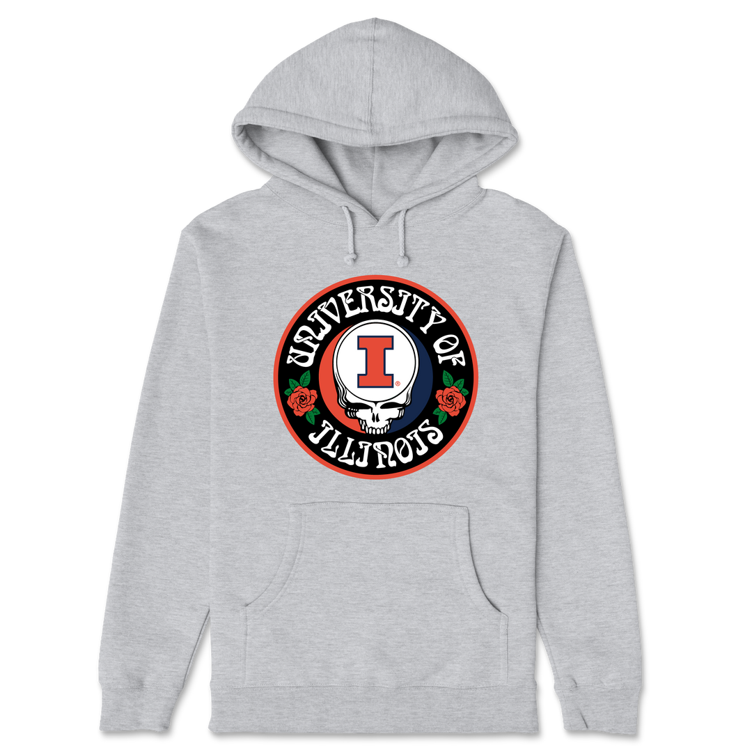 Illinois x Grateful Dead Roses Hoodie