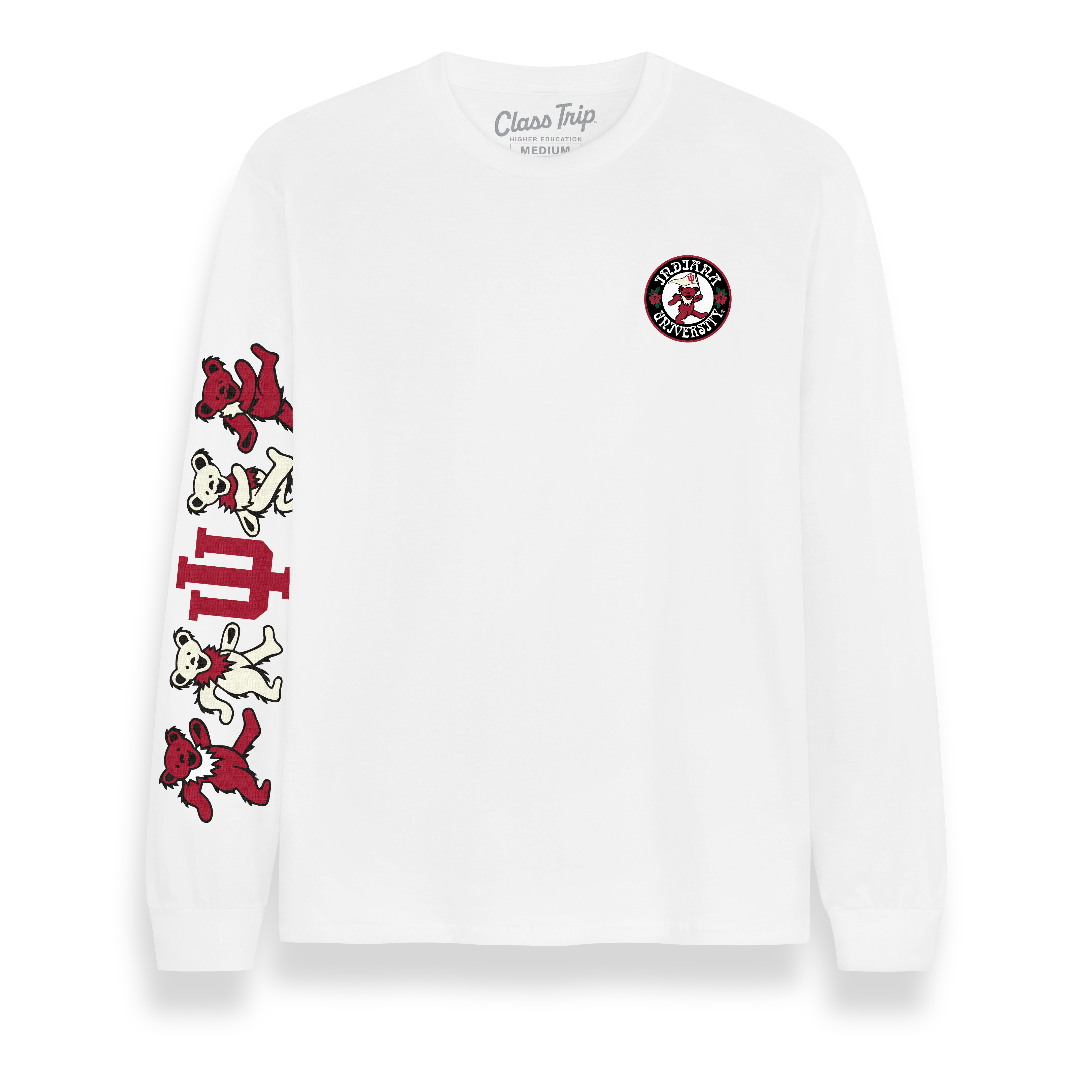Indiana x Grateful Dead Mascot Bears Long Sleeve Tee