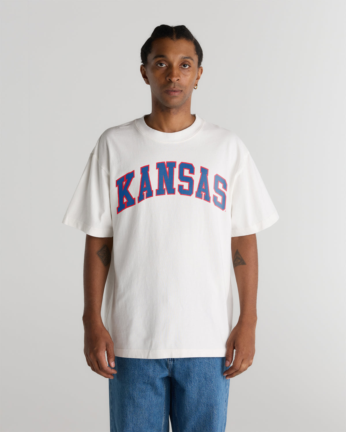 Kansas Heavyweight Washed Campus Tee