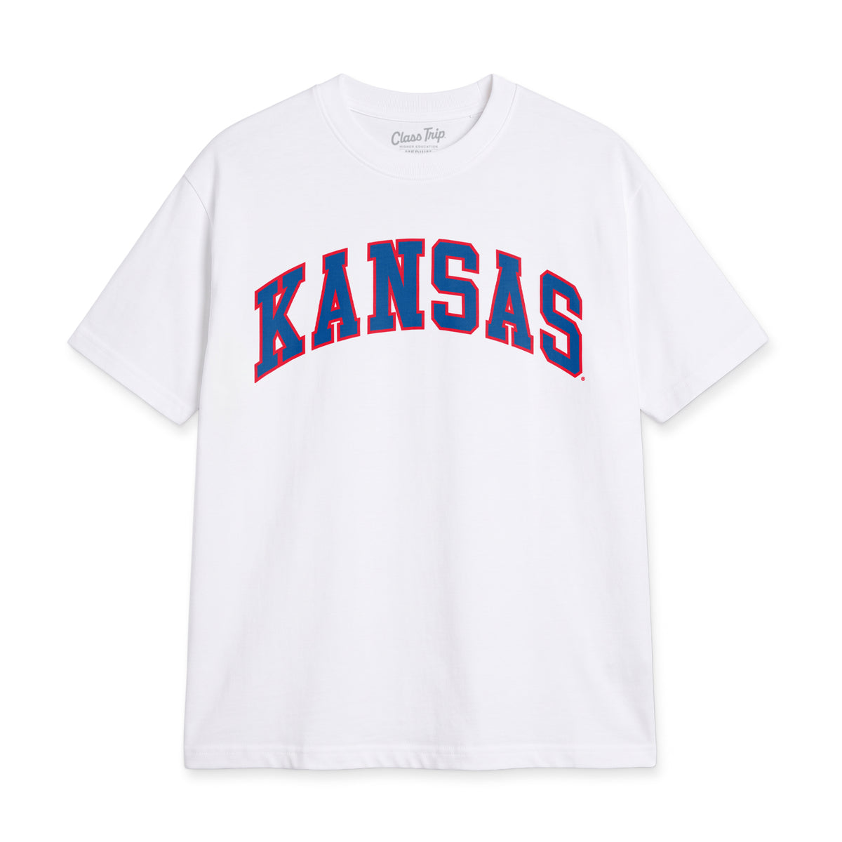 Kansas Heavyweight Washed Campus Tee