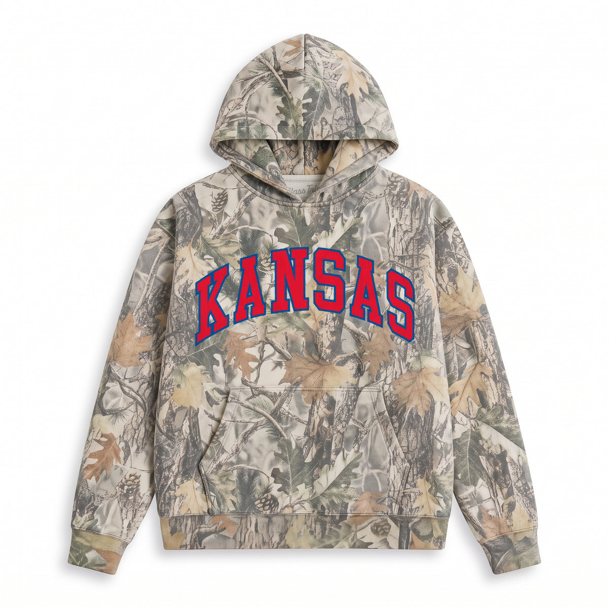 Kansas Heavyweight Campus Camo Hoodie