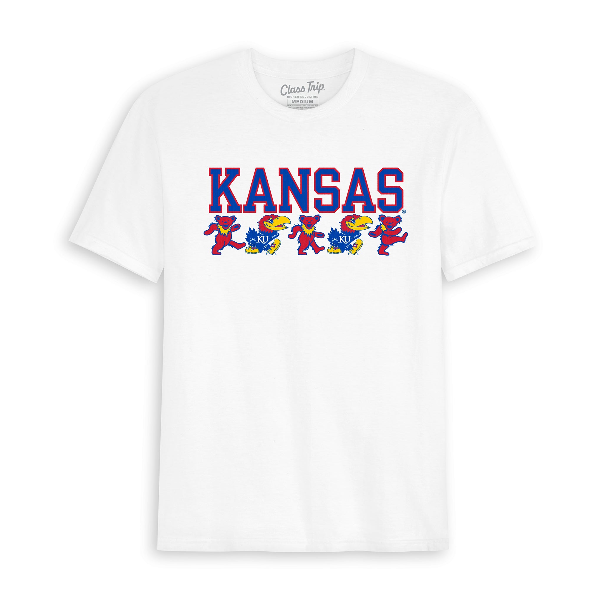 Kansas x Grateful Dead Mascot Bears Tee