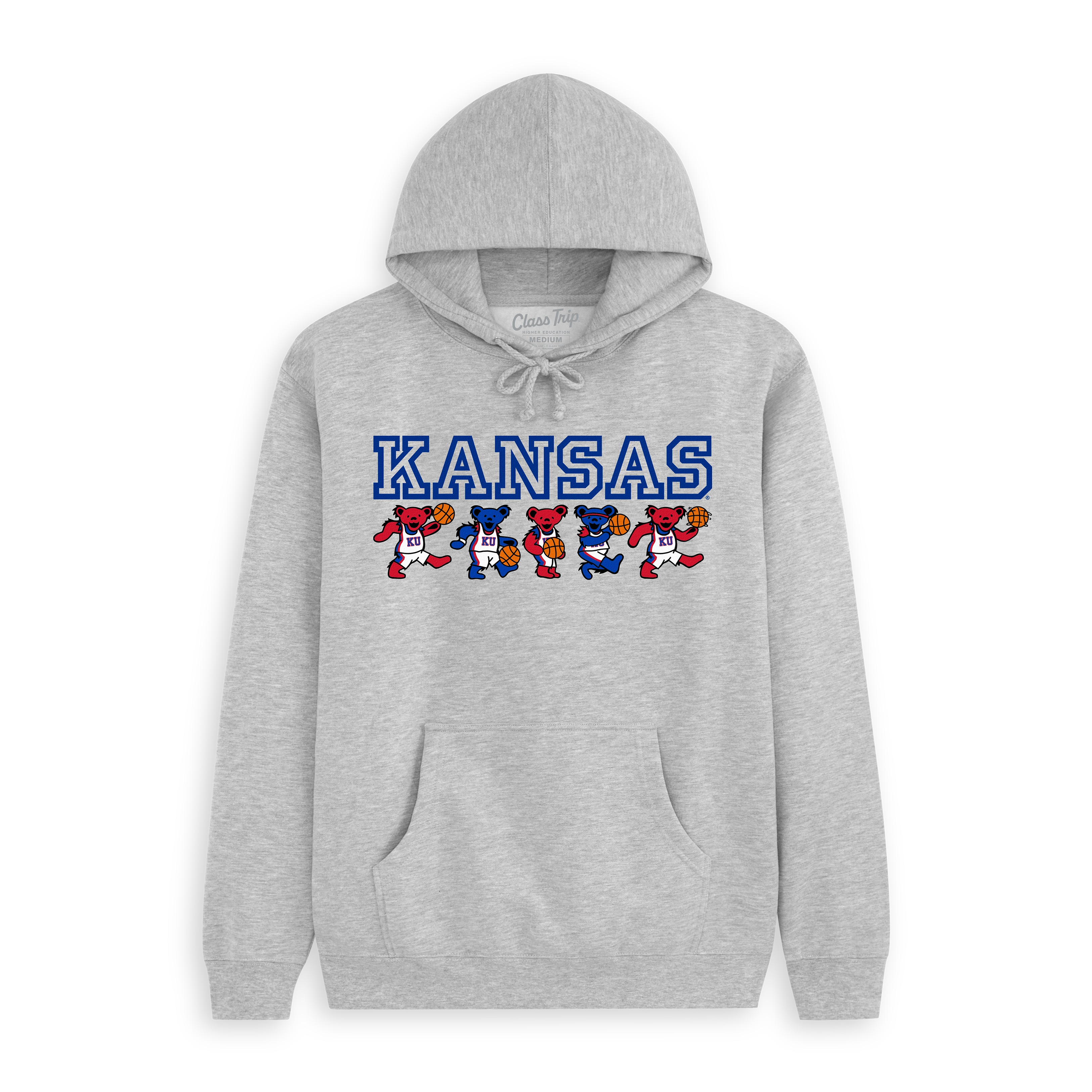Kansas x Grateful Dead Basketball Bears Hoodie