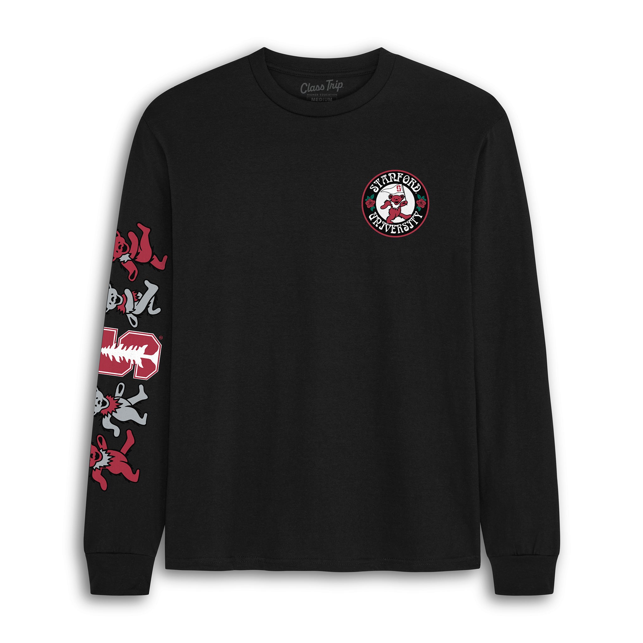 Stanford x Grateful Dead Mascot Bears Longsleeve Tee
